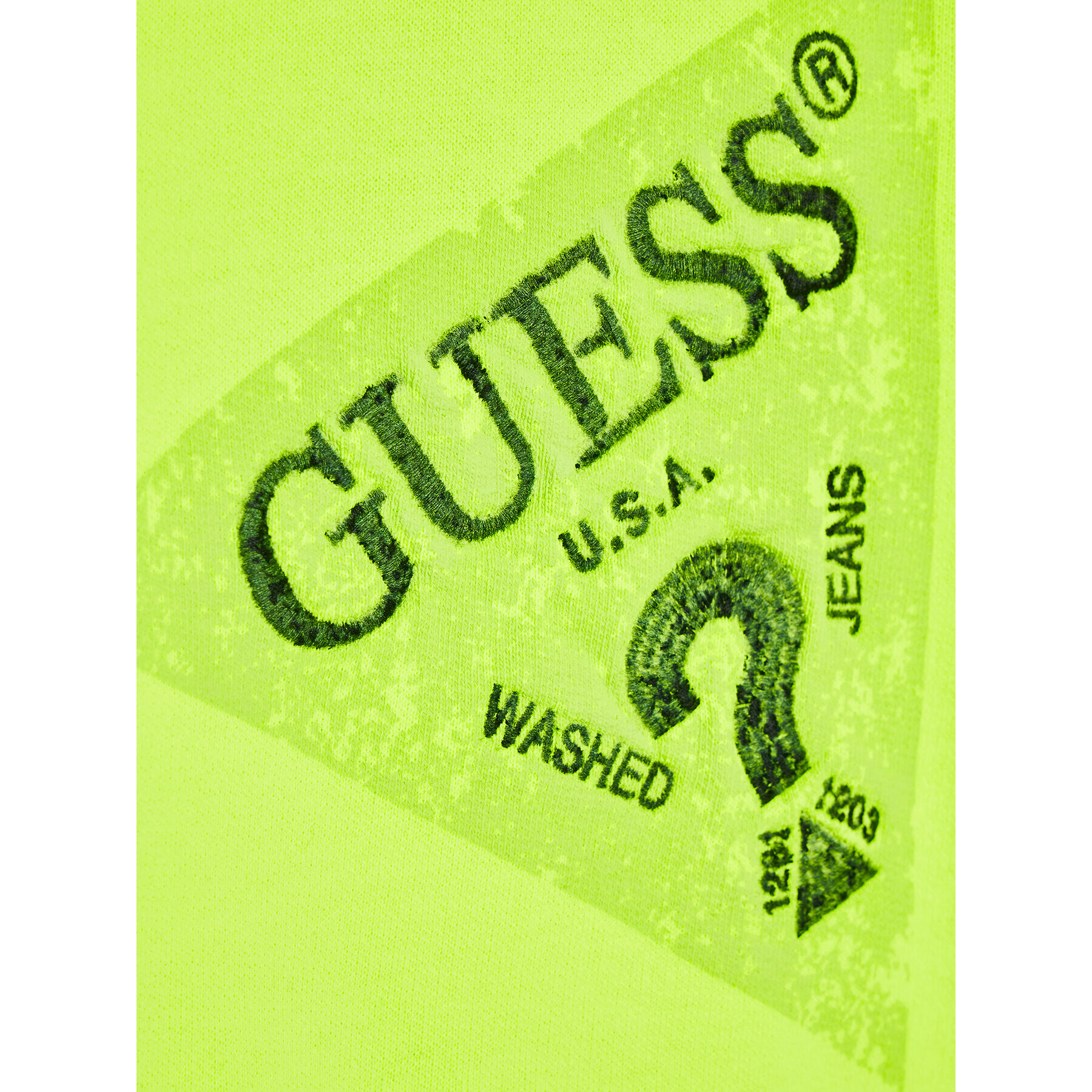 Guess Mikina L2BQ05 KAD73 Žlutá Regular Fit - Pepit.cz