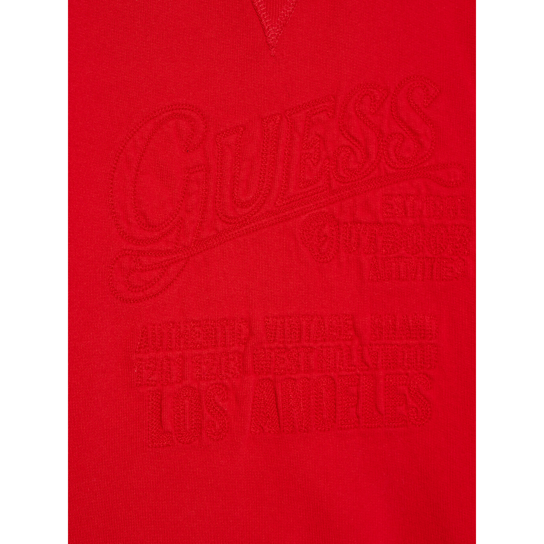 Guess Mikina L2BQ06 KAD73 Červená Regular Fit - Pepit.cz