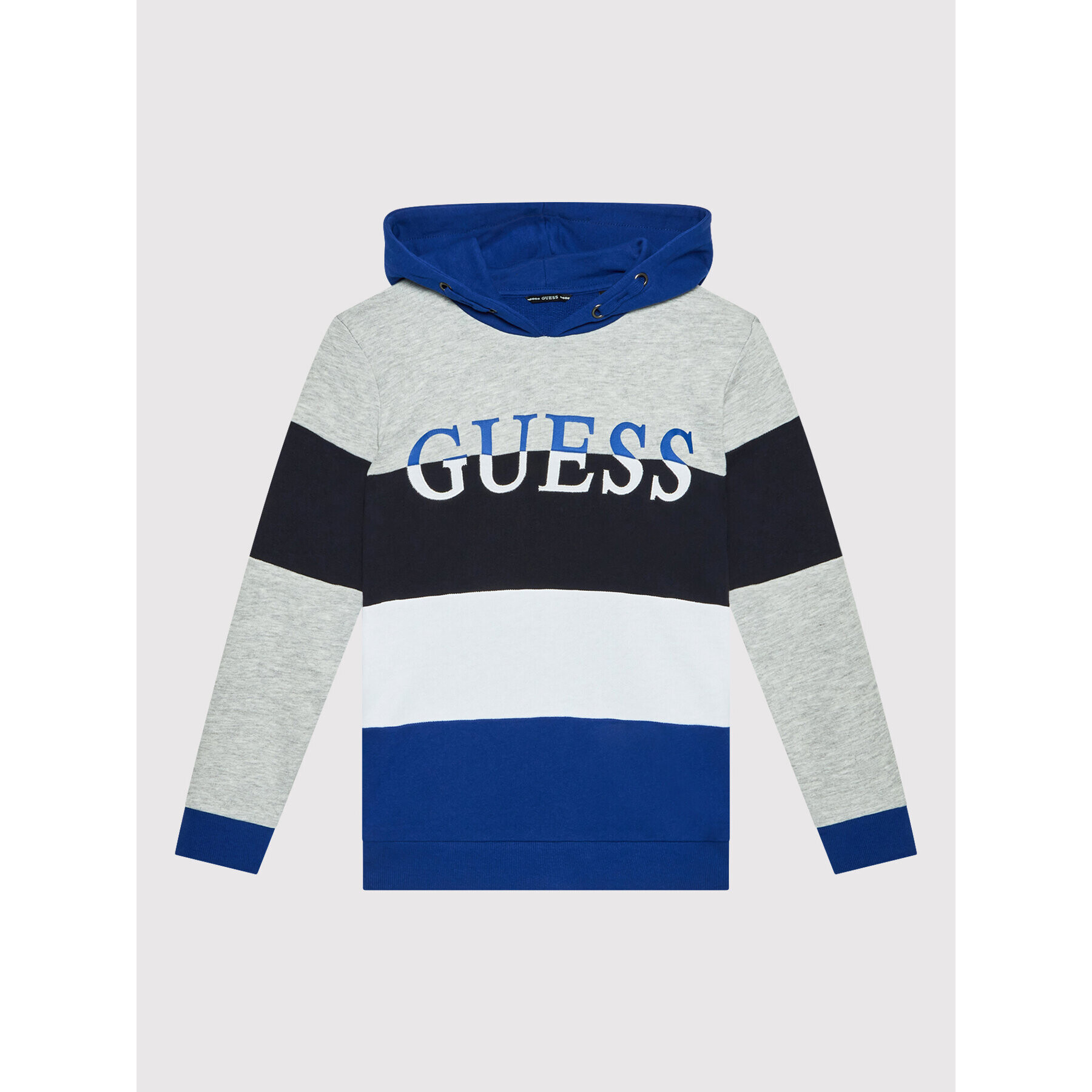 Guess Mikina L2RQ00 KA6R0 Modrá Regular Fit - Pepit.cz