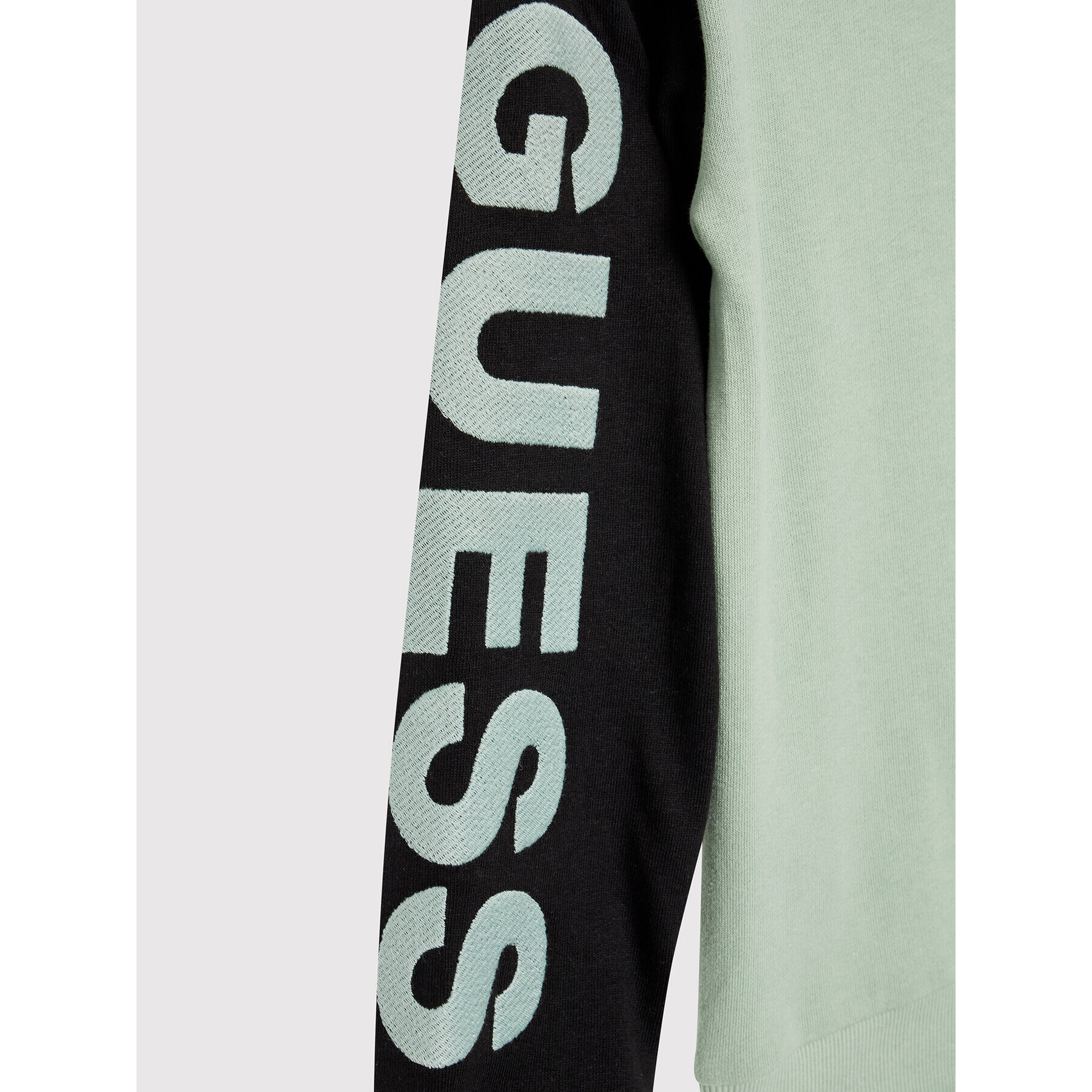 Guess Mikina L2YQ04 KA6R0 Zelená Regular Fit - Pepit.cz