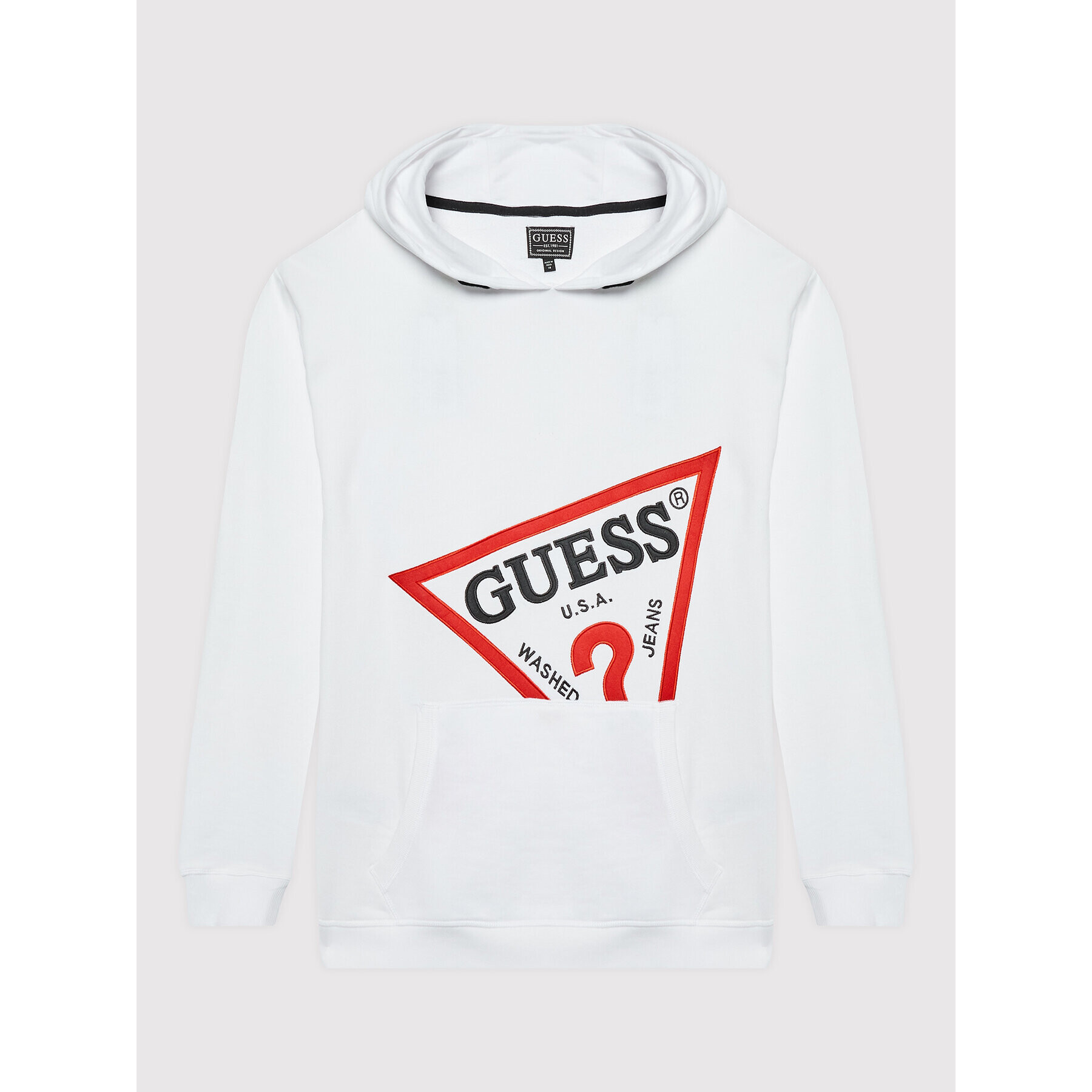 Guess Mikina L2YQ07 KAD70 Bílá Oversize - Pepit.cz