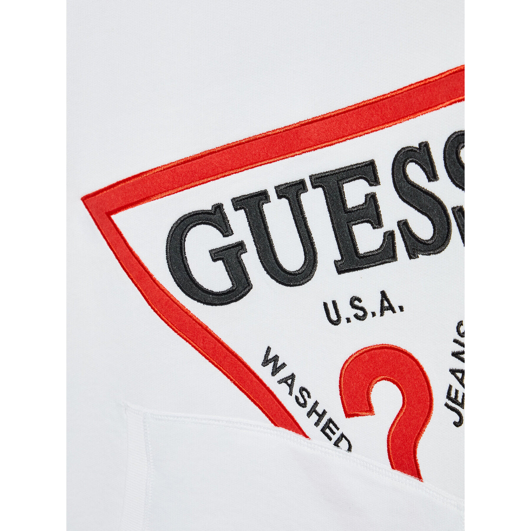 Guess Mikina L2YQ07 KAD70 Bílá Oversize - Pepit.cz