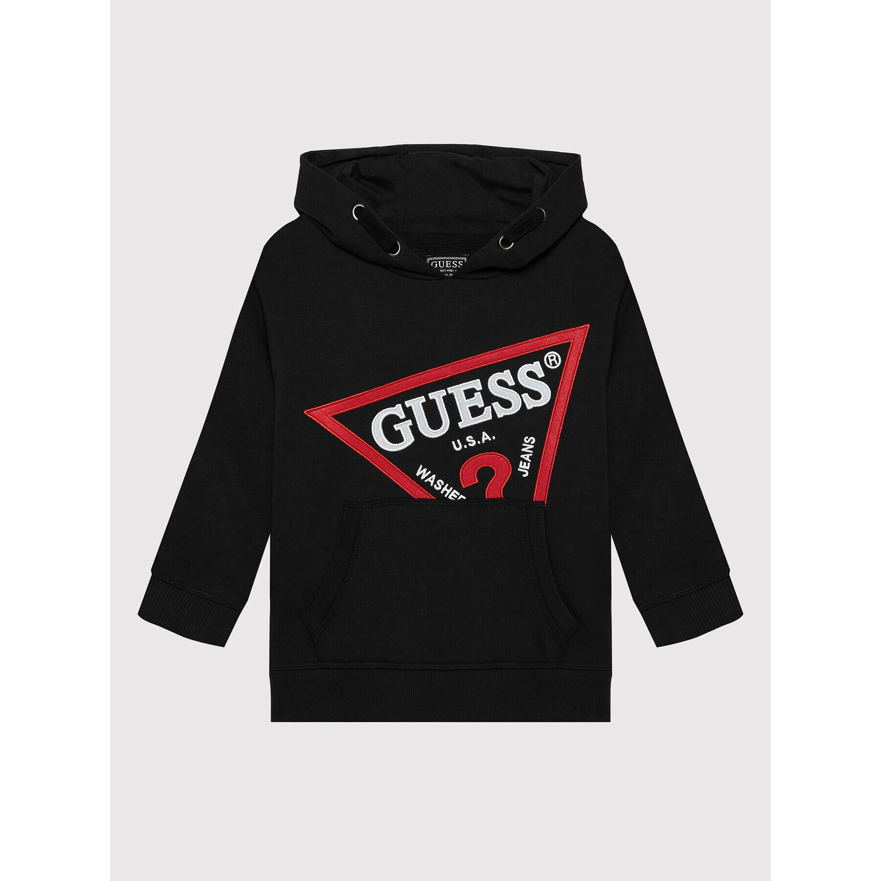 Guess Mikina L2YQ07 KAD70 Černá Oversize - Pepit.cz