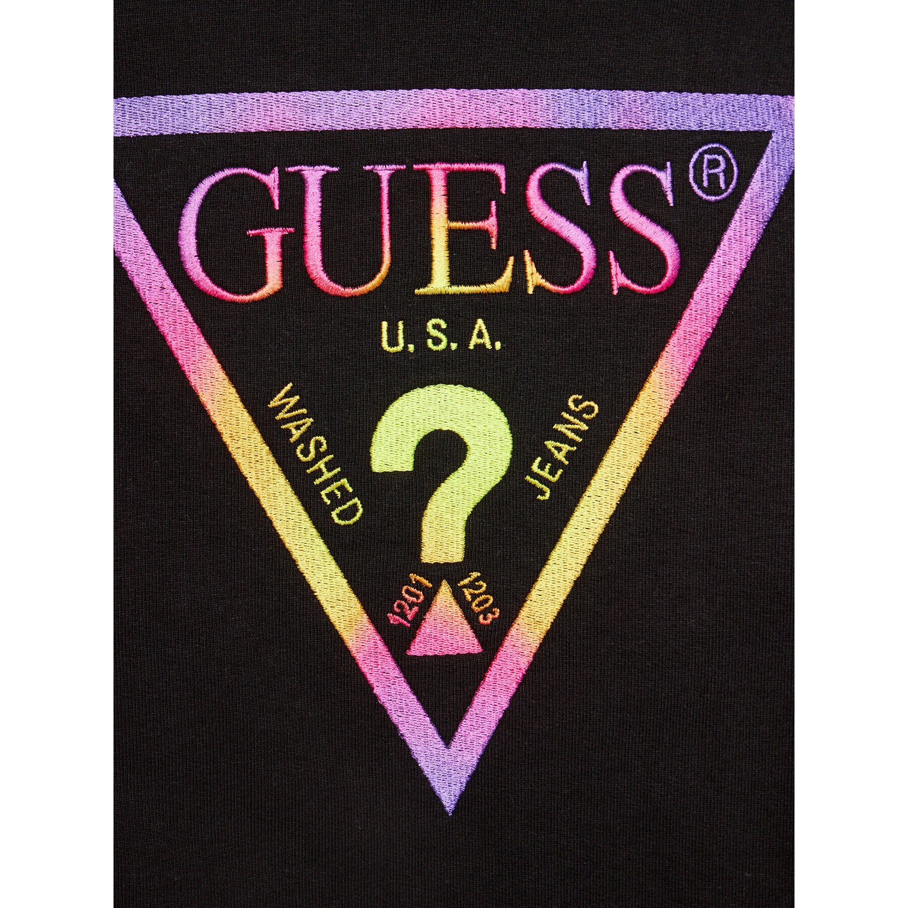 Guess Mikina L3BQ08 KAD73 Černá Regular Fit - Pepit.cz