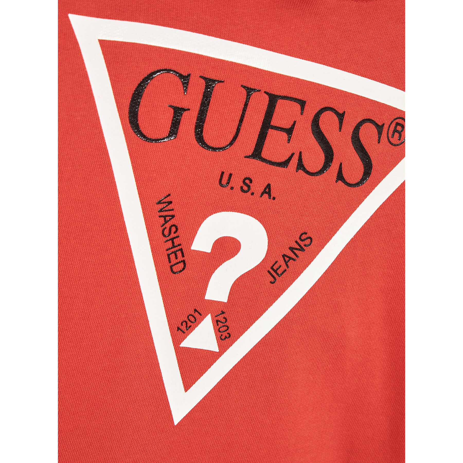 Guess Mikina L92Q09 KAUG0 Červená Regular Fit - Pepit.cz