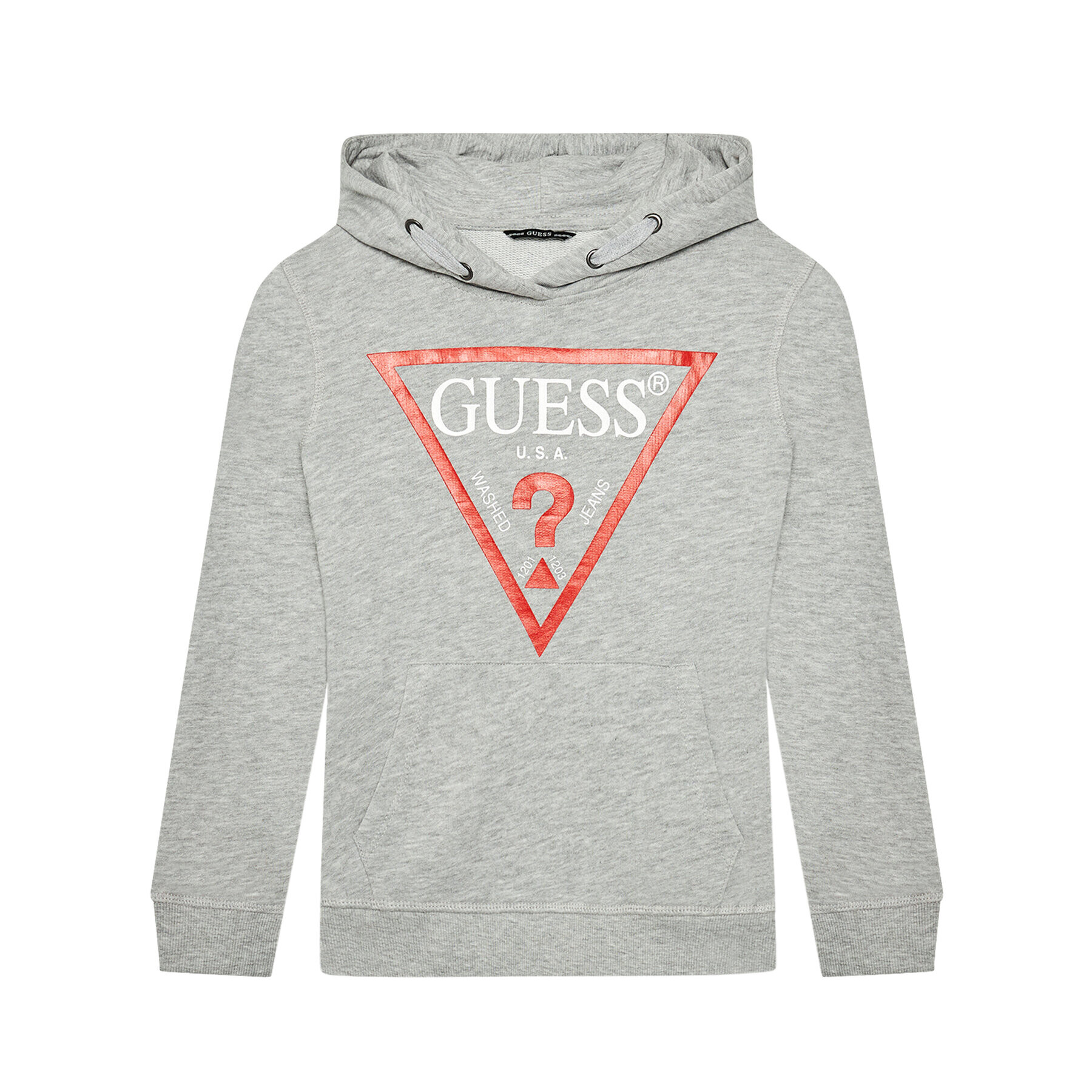 Guess Mikina L92Q09 KAUG0 Šedá Regular Fit - Pepit.cz