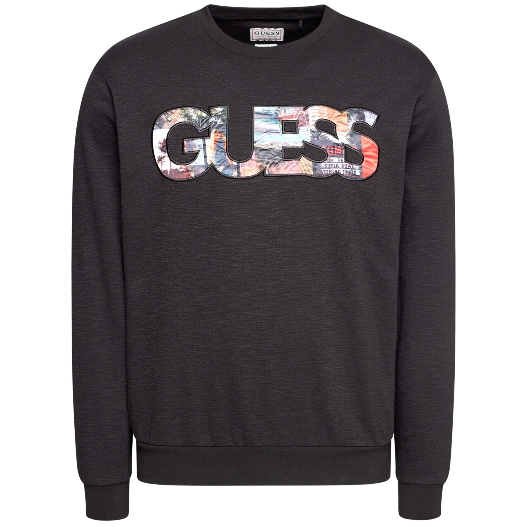 Guess Mikina M1GQ57 KAMY0 Černá Regular Fit - Pepit.cz