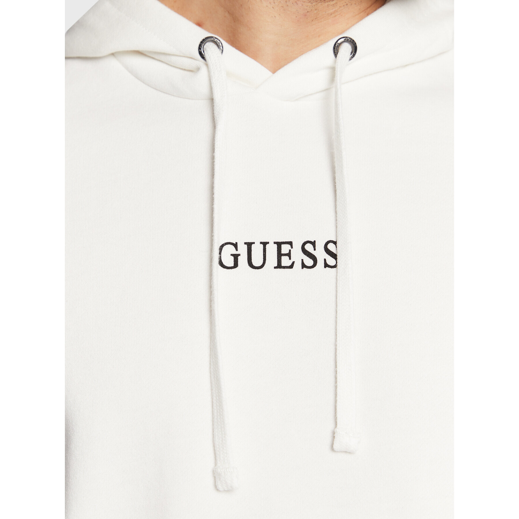 Guess Mikina M2BQ50 K9YH1 Bílá Regular Fit - Pepit.cz