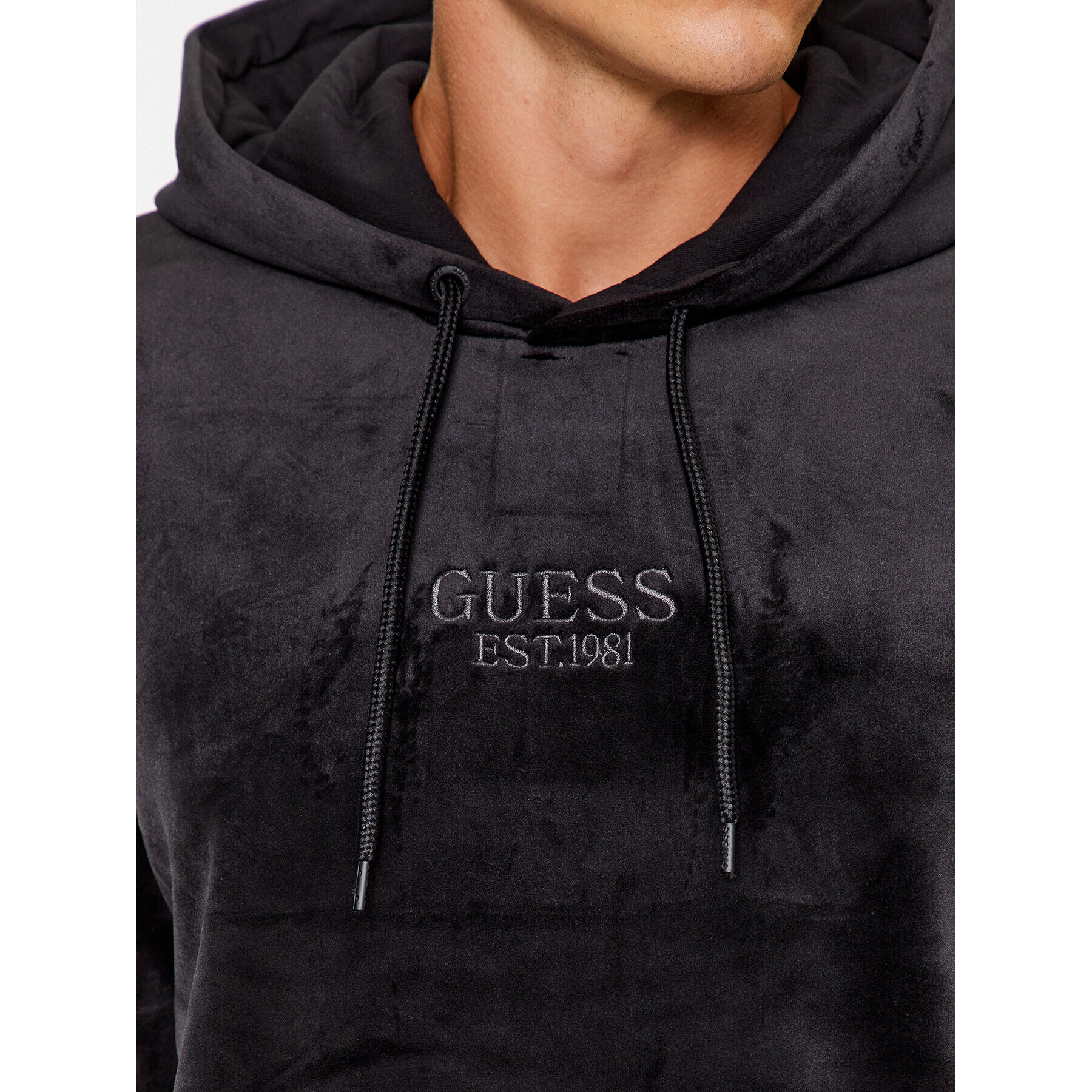 Guess Mikina M3BQ21 KAVQ0 Černá Regular Fit - Pepit.cz