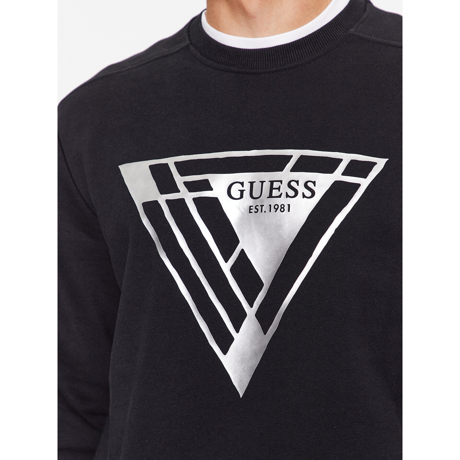 Guess Mikina M3BQ34 KBY51 Černá Regular Fit - Pepit.cz