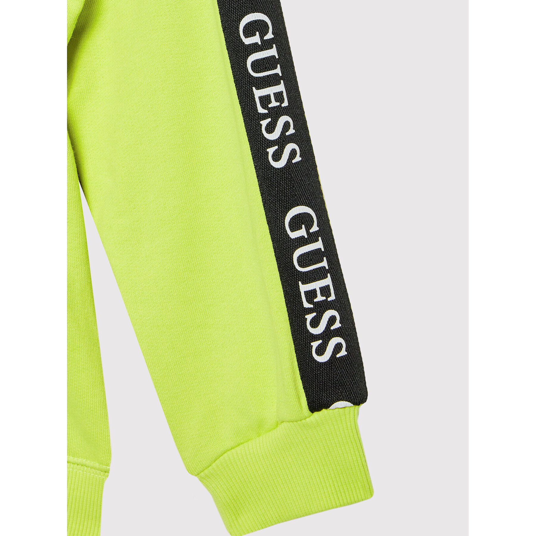 Guess Mikina N2RQ01 KA6R0 Zelená Regular Fit - Pepit.cz