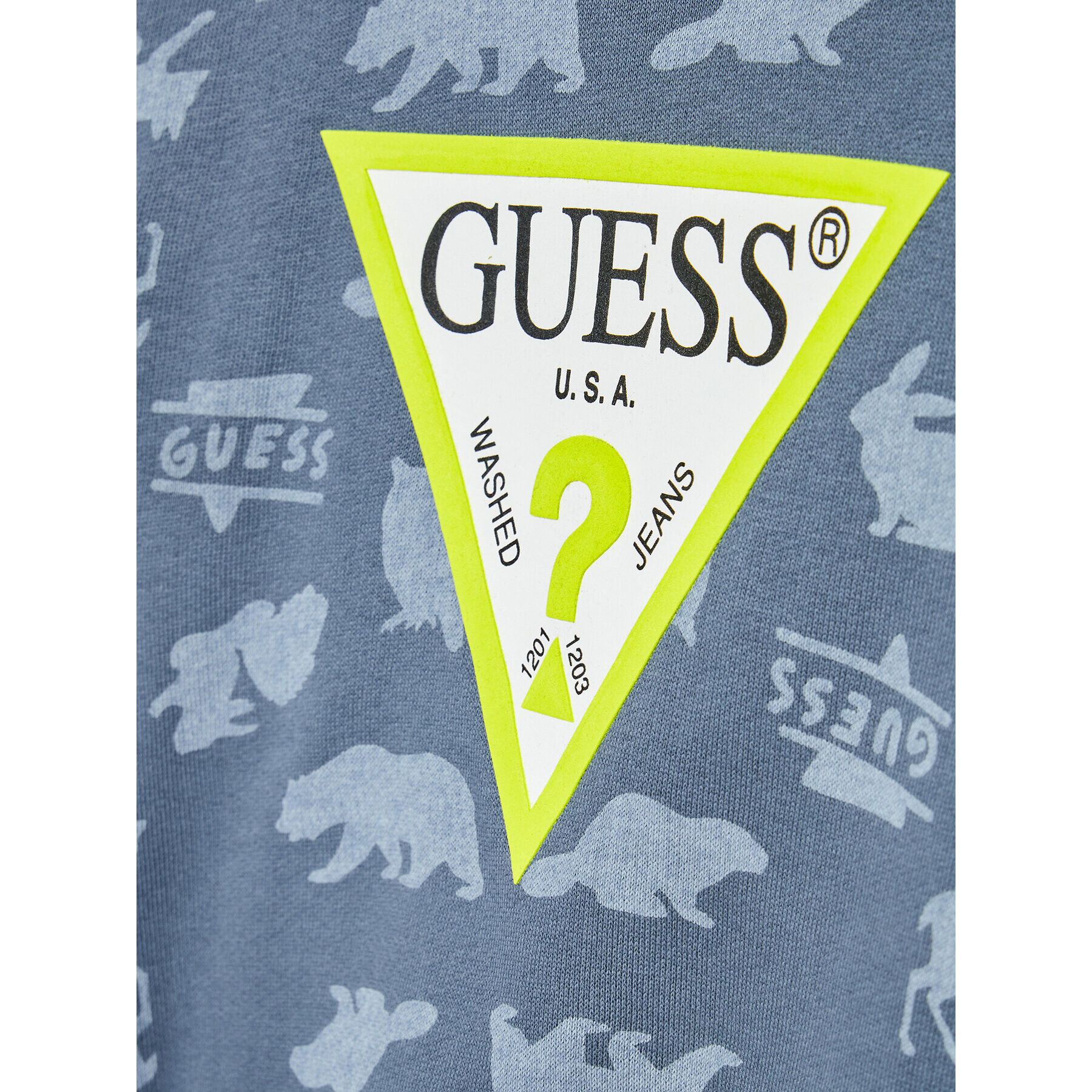 Guess Mikina N2YQ01 K82T0 Šedá Regular Fit - Pepit.cz