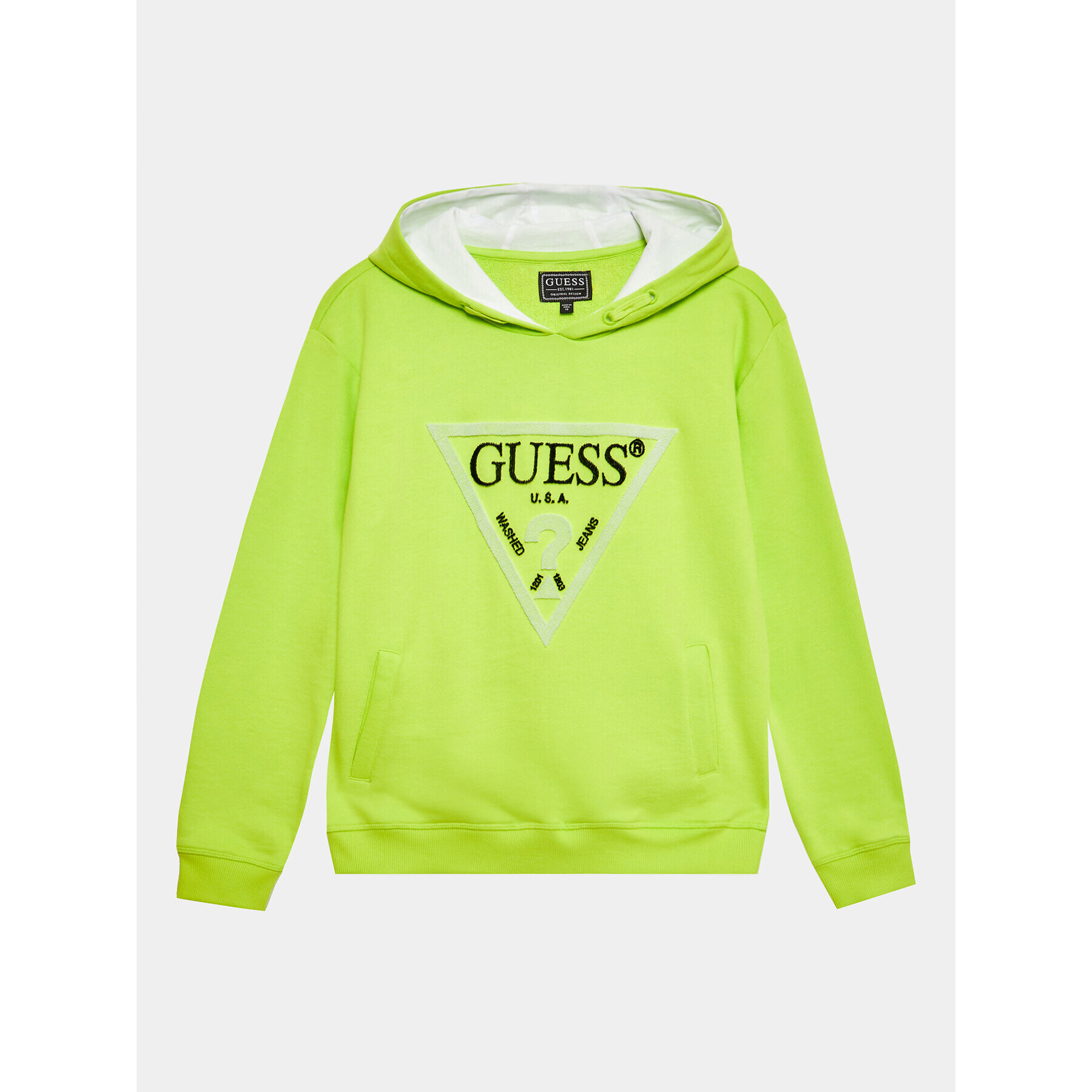 Guess Mikina N3YQ04 KAD73 Zelená Regular Fit - Pepit.cz