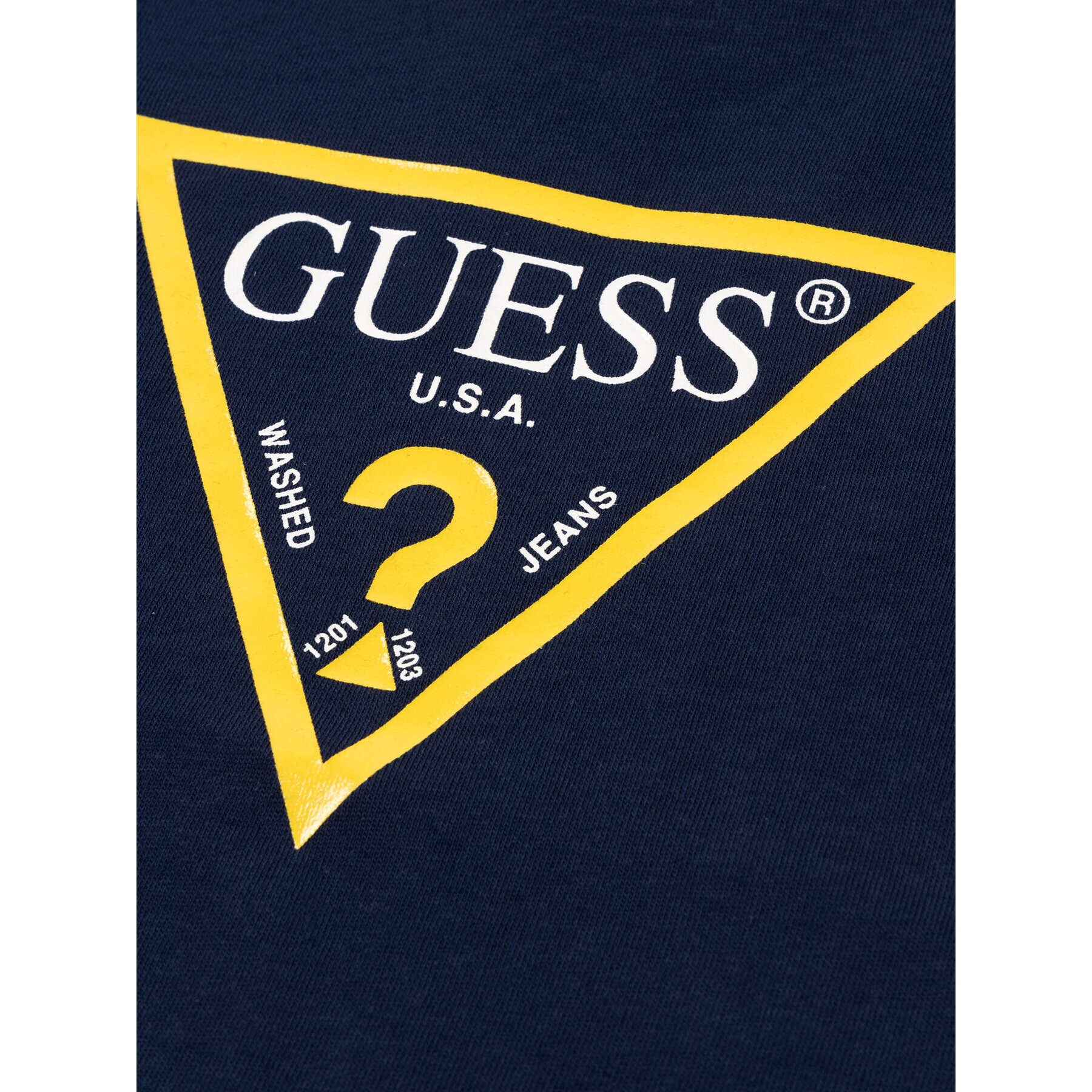 Guess Mikina N73Q10 K5WK0 Tmavomodrá Regular Fit - Pepit.cz