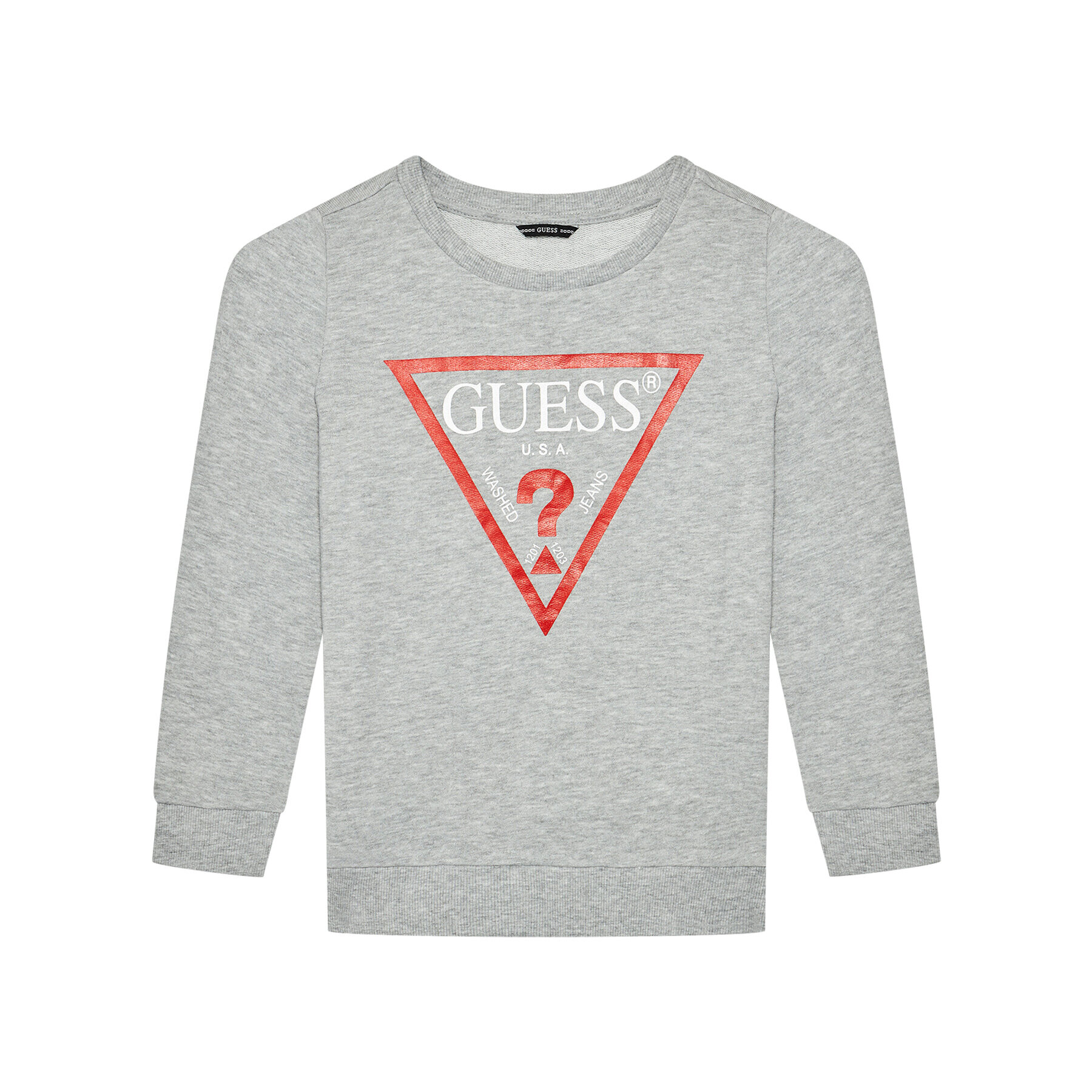 Guess Mikina N73Q10 KAUG0 Šedá Regular Fit - Pepit.cz