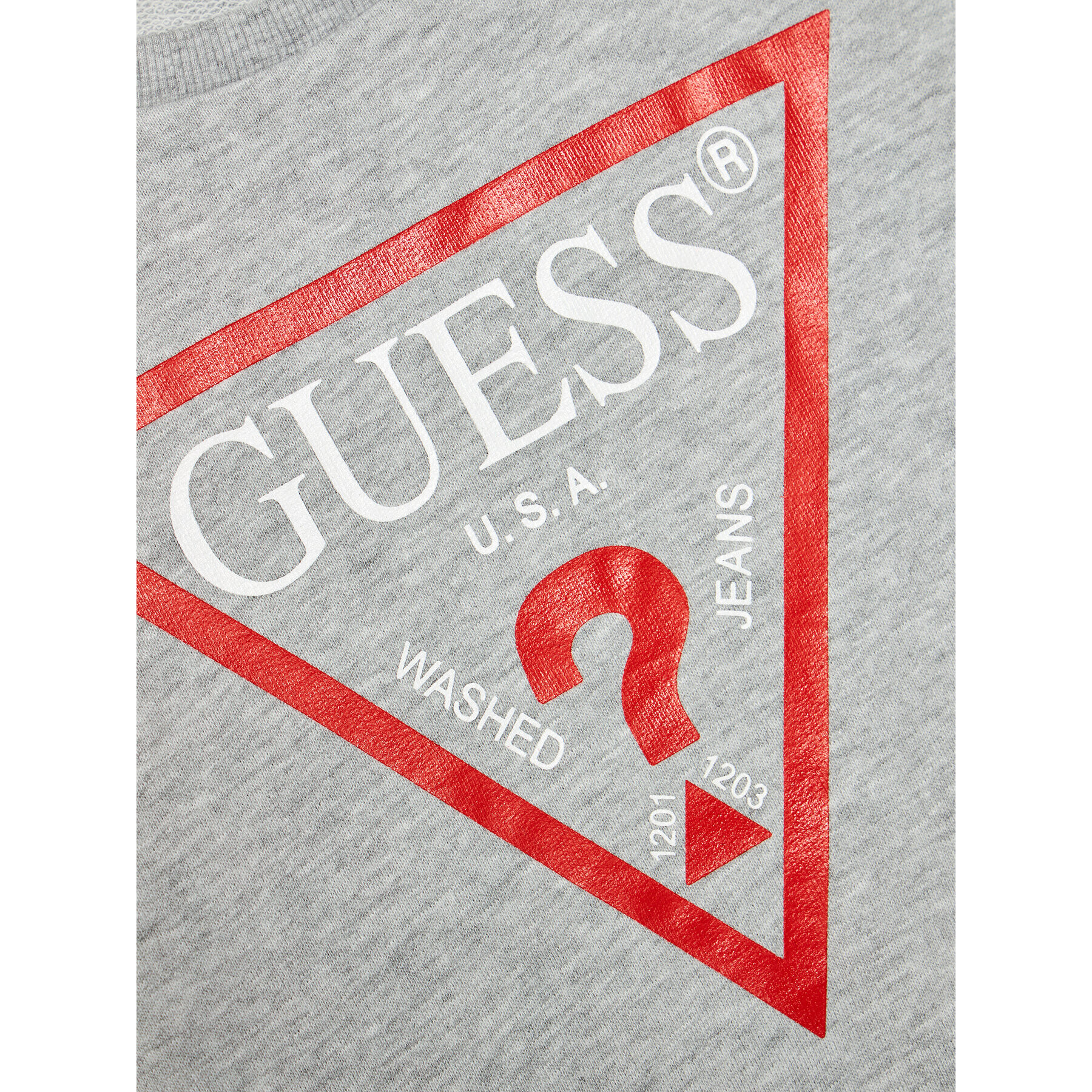 Guess Mikina N73Q10 KAUG0 Šedá Regular Fit - Pepit.cz