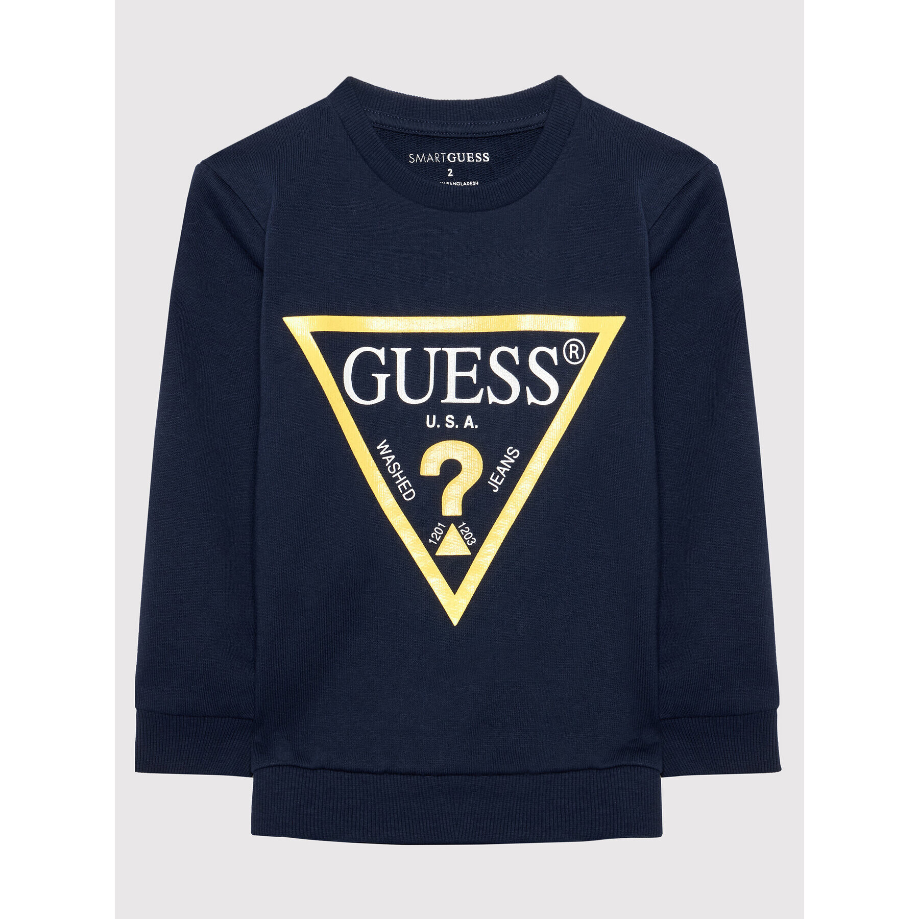 Guess Mikina N73Q10 KAUG0 Tmavomodrá Regular Fit - Pepit.cz