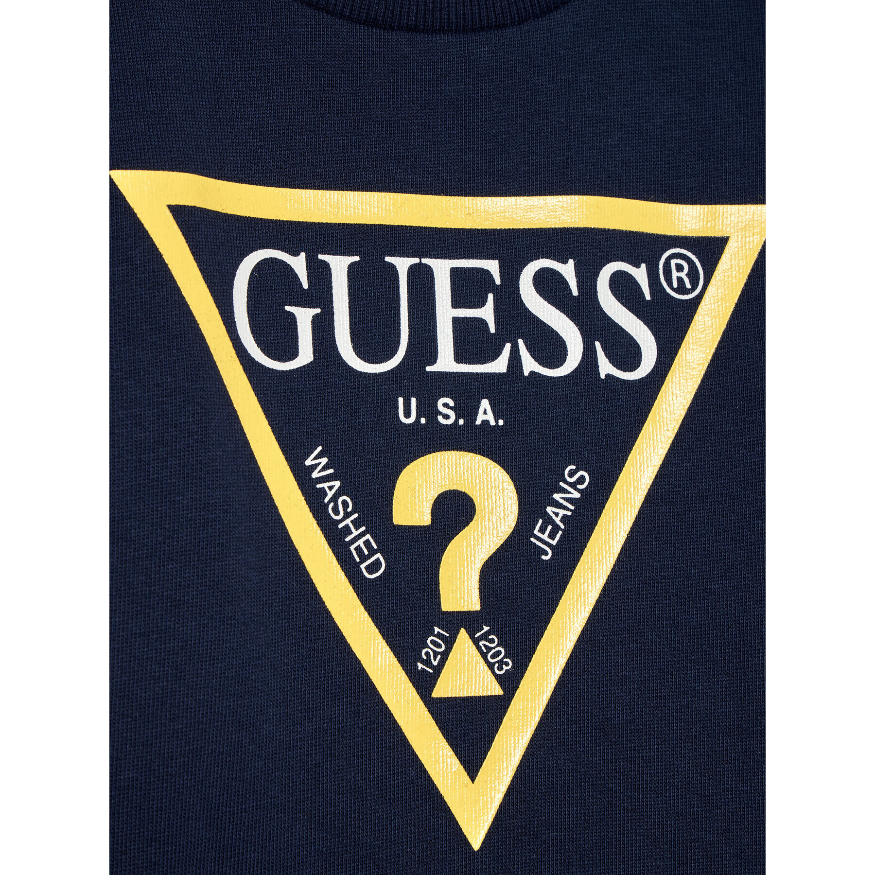 Guess Mikina N73Q10 KAUG0 Tmavomodrá Regular Fit - Pepit.cz