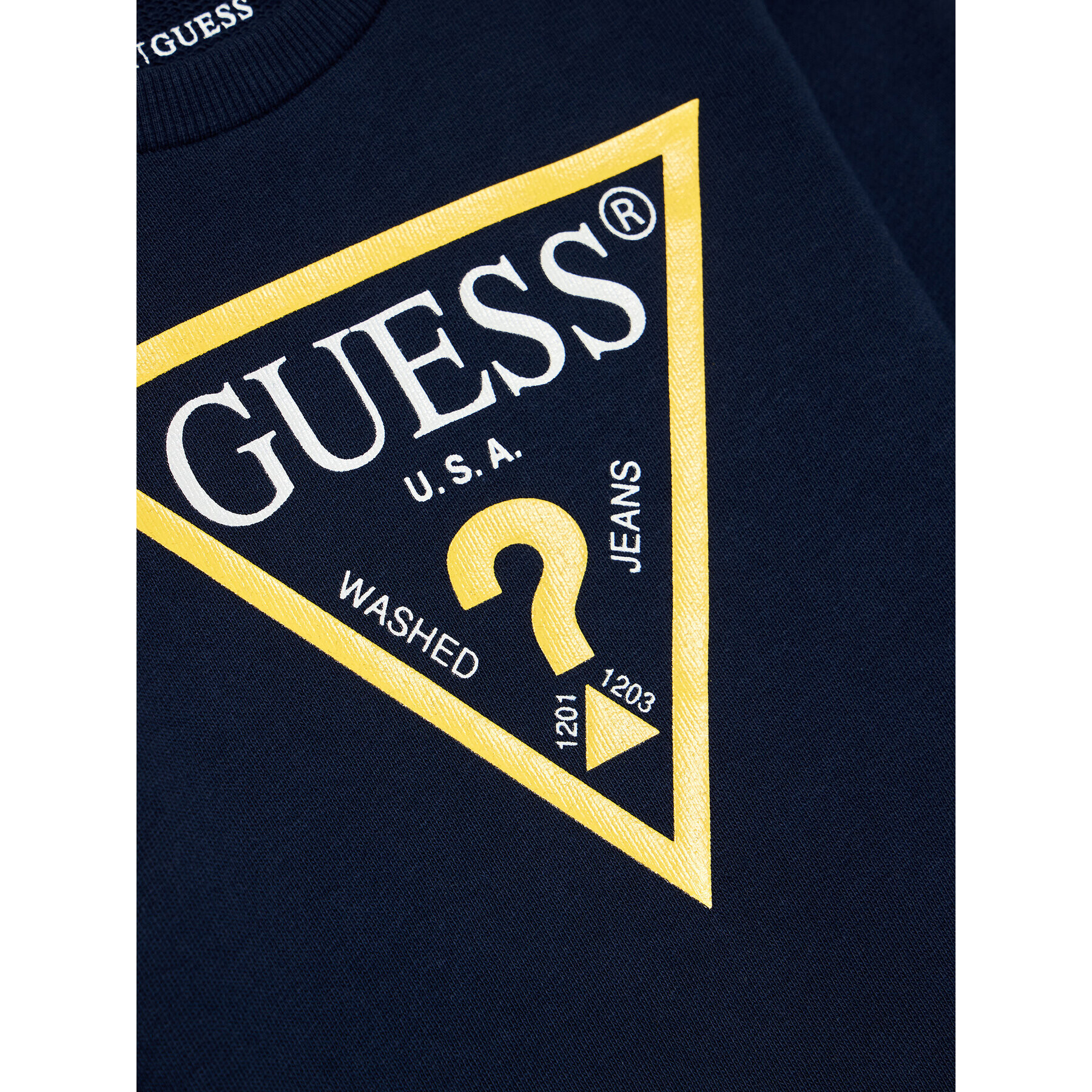 Guess Mikina N73Q10 KAUG0 Tmavomodrá Regular Fit - Pepit.cz