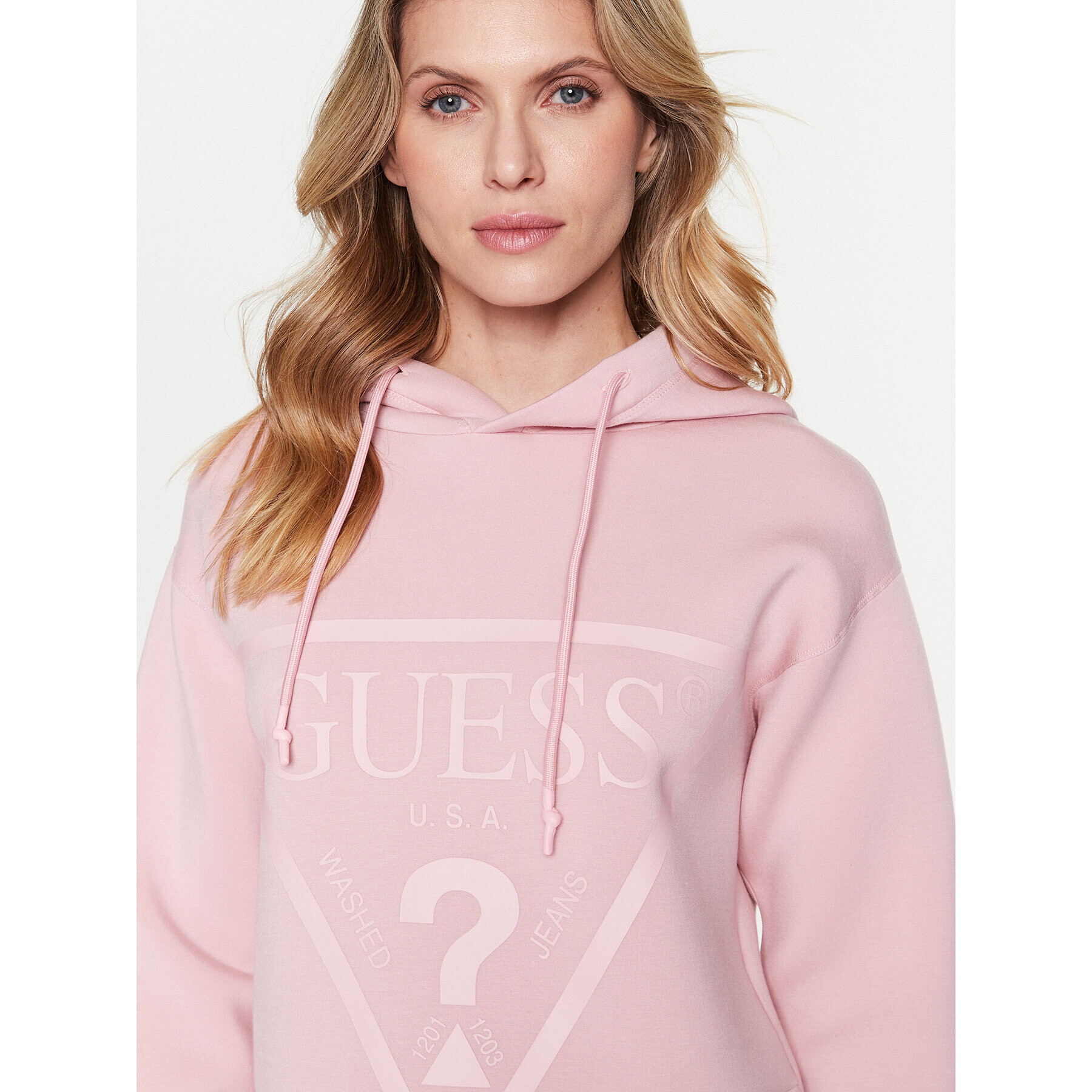 Guess Mikina New Alisa V2YQ08 K7UW2 Růžová Regular Fit - Pepit.cz