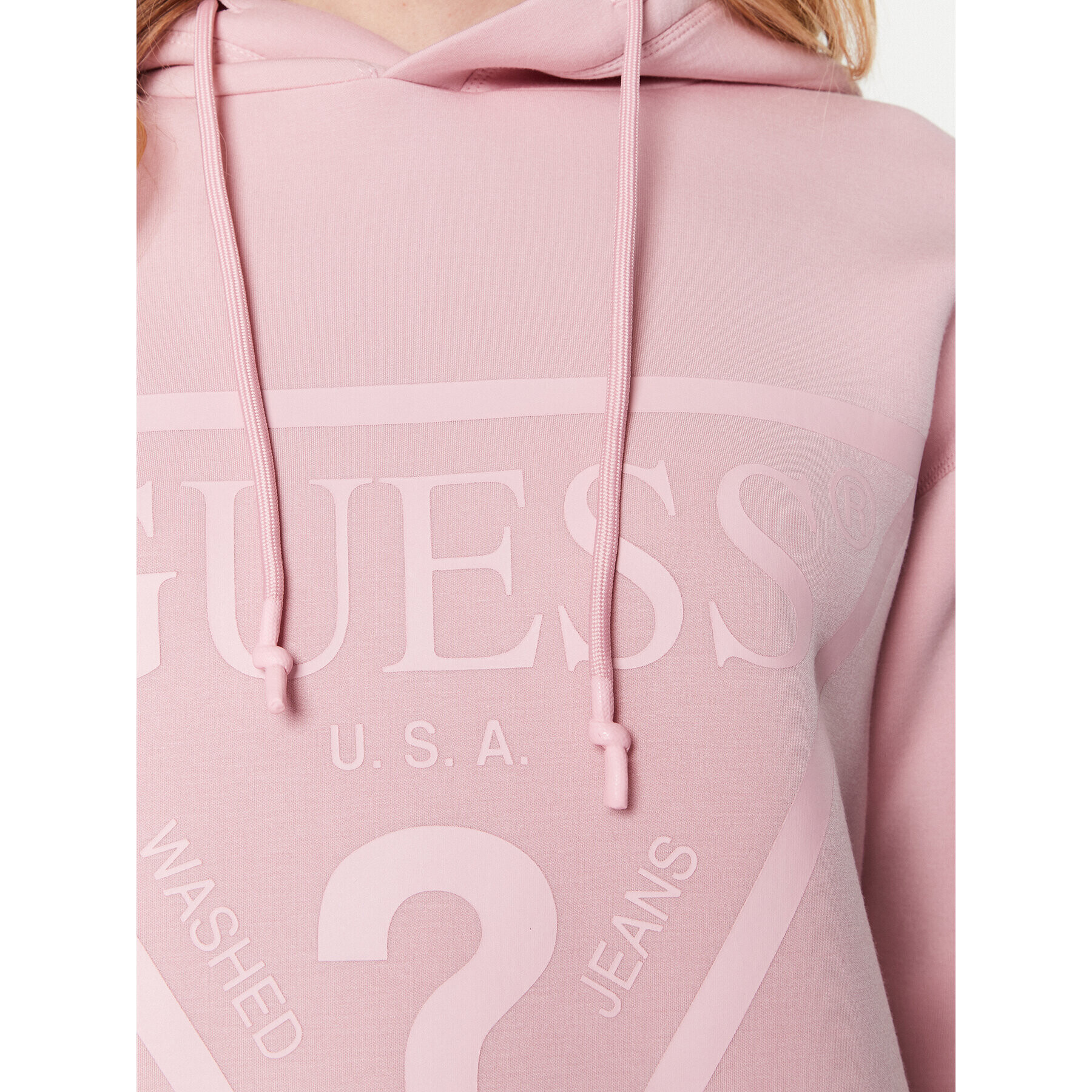 Guess Mikina New Alisa V2YQ08 K7UW2 Růžová Regular Fit - Pepit.cz