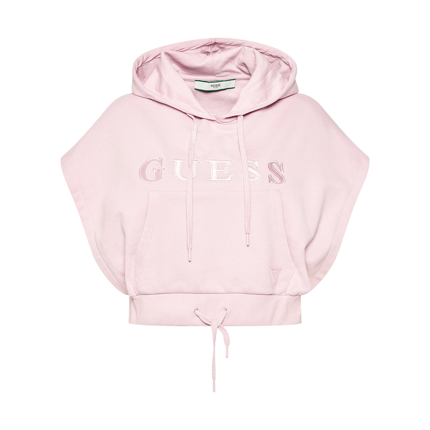 Guess Mikina O1GA00 K68I1 Růžová Loose Fit - Pepit.cz