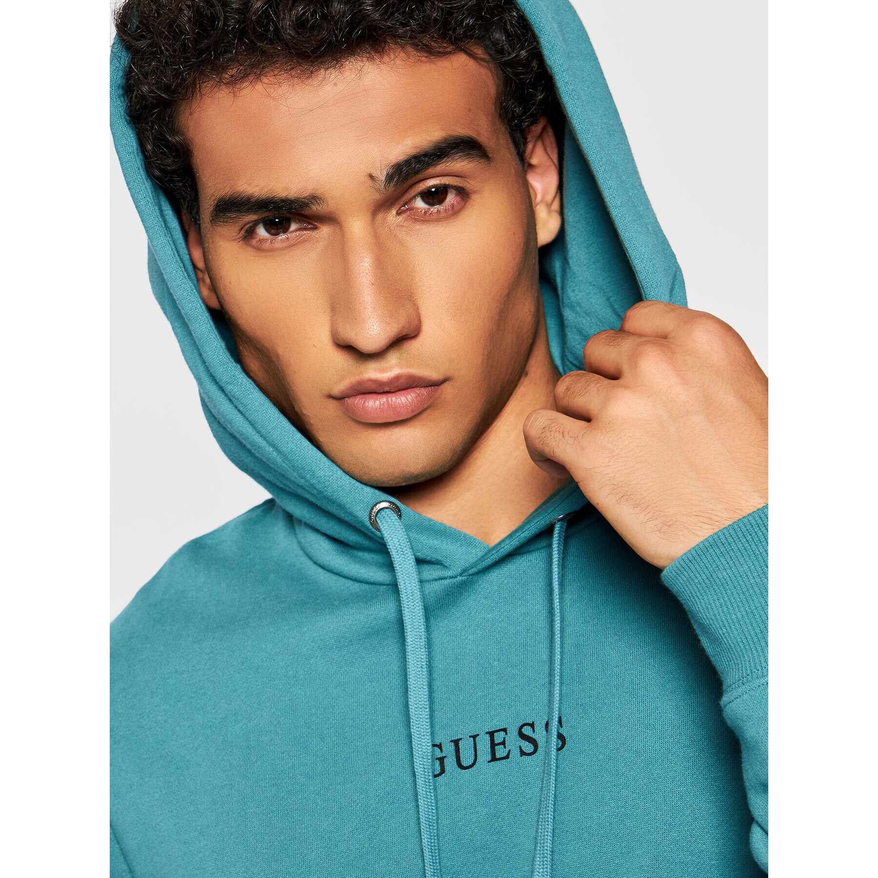 Guess Mikina Roy M0GQ03 R44Q7 Modrá Regular Fit - Pepit.cz