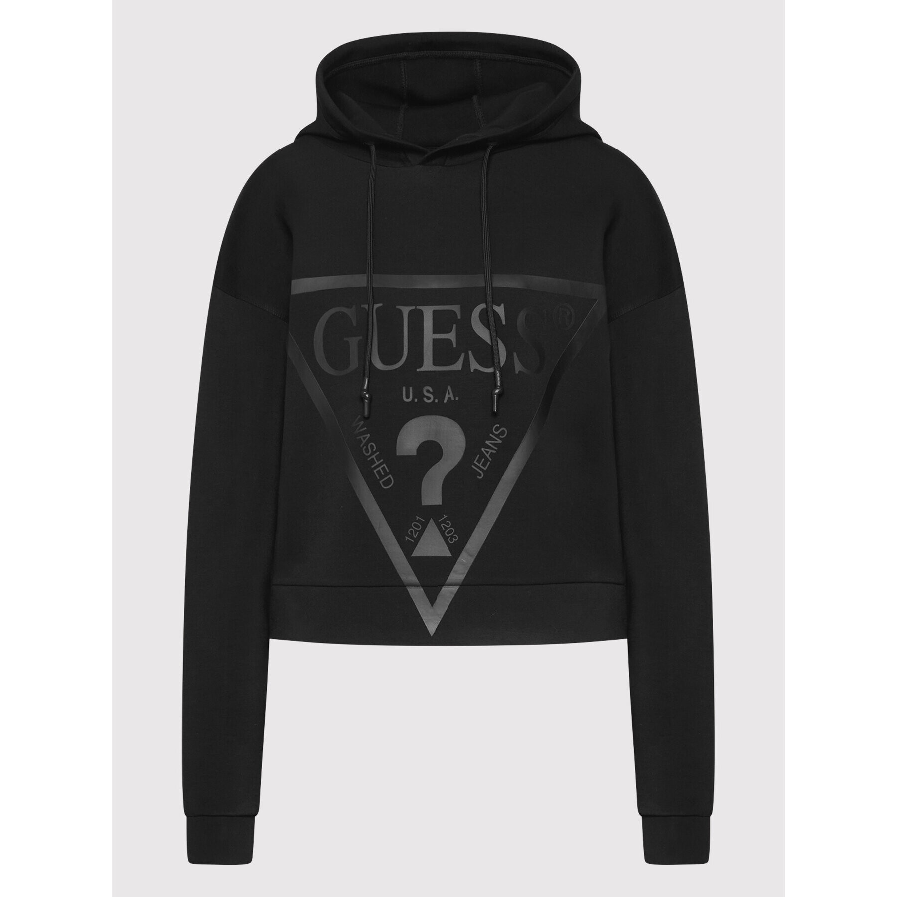 Guess Mikina V2GQ24 KAMN2 Černá Regular Fit - Pepit.cz