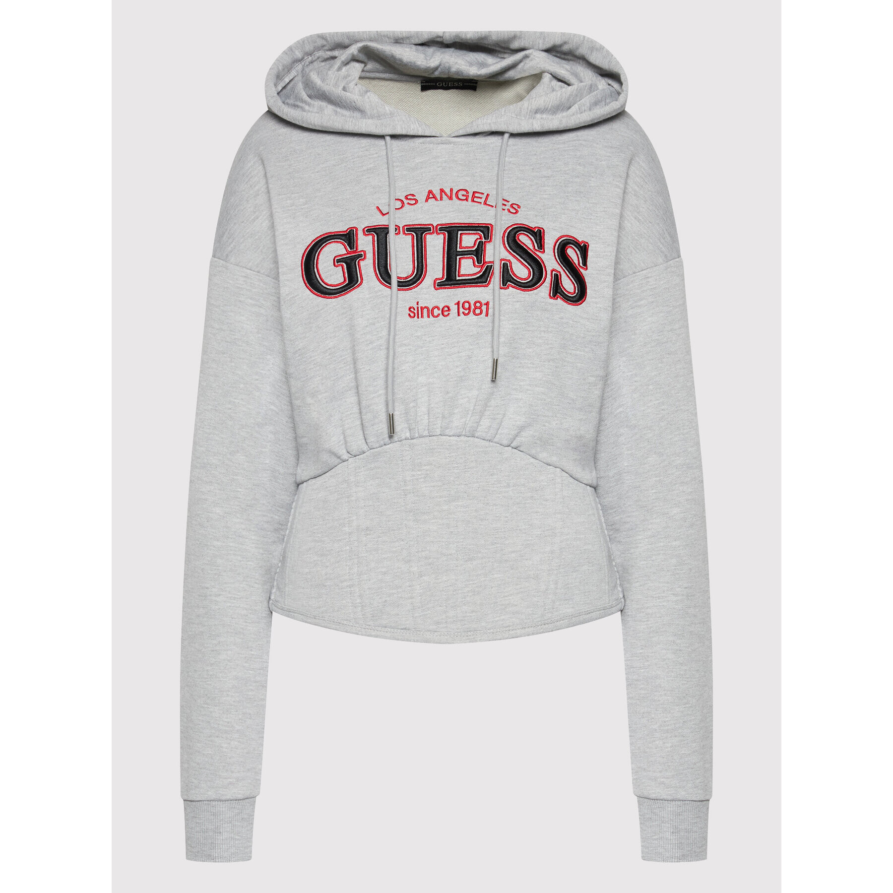 Guess Mikina W2GQ14 K8800 Šedá Regular Fit - Pepit.cz