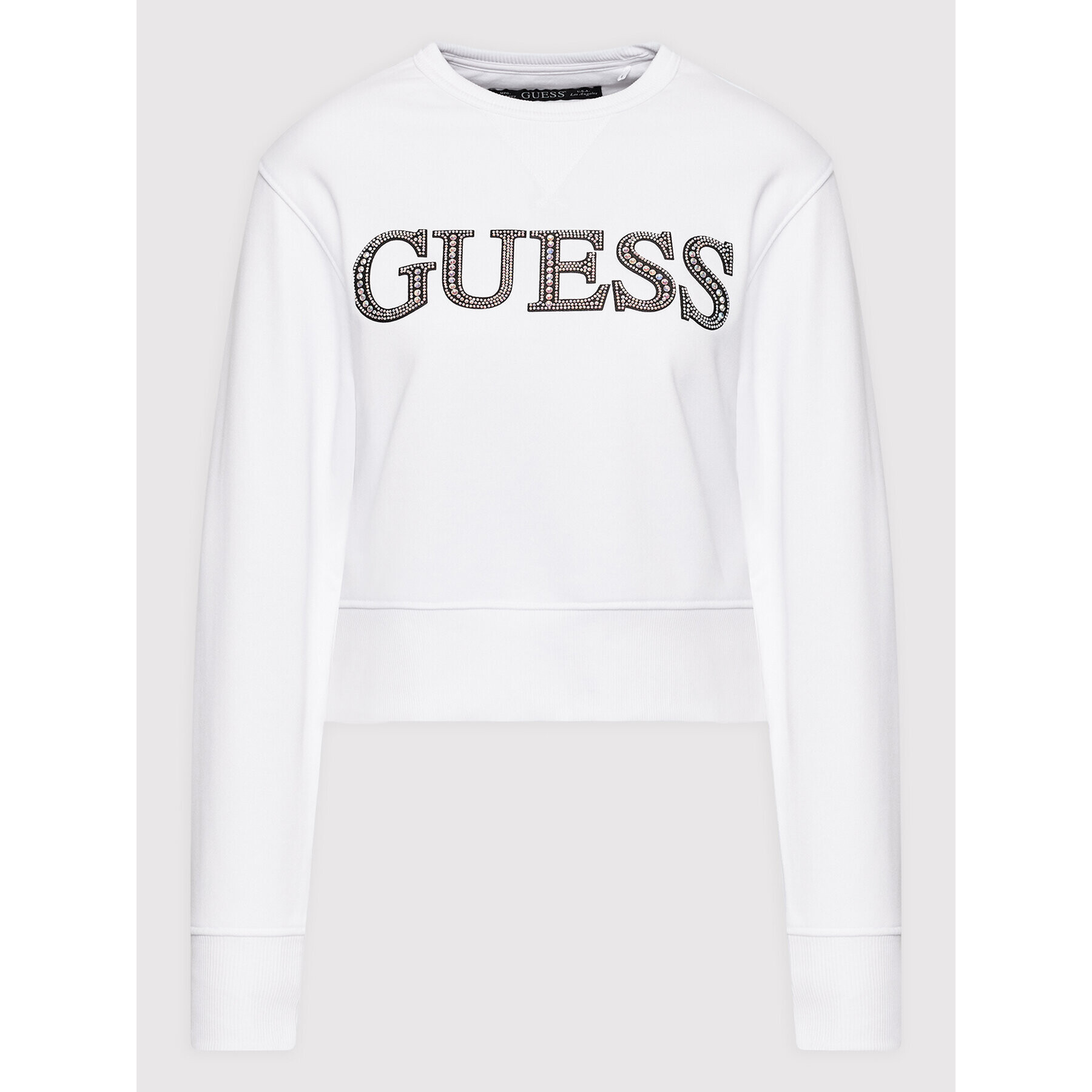 Guess Mikina W2YQ09 K8801 Bílá Regular Fit - Pepit.cz