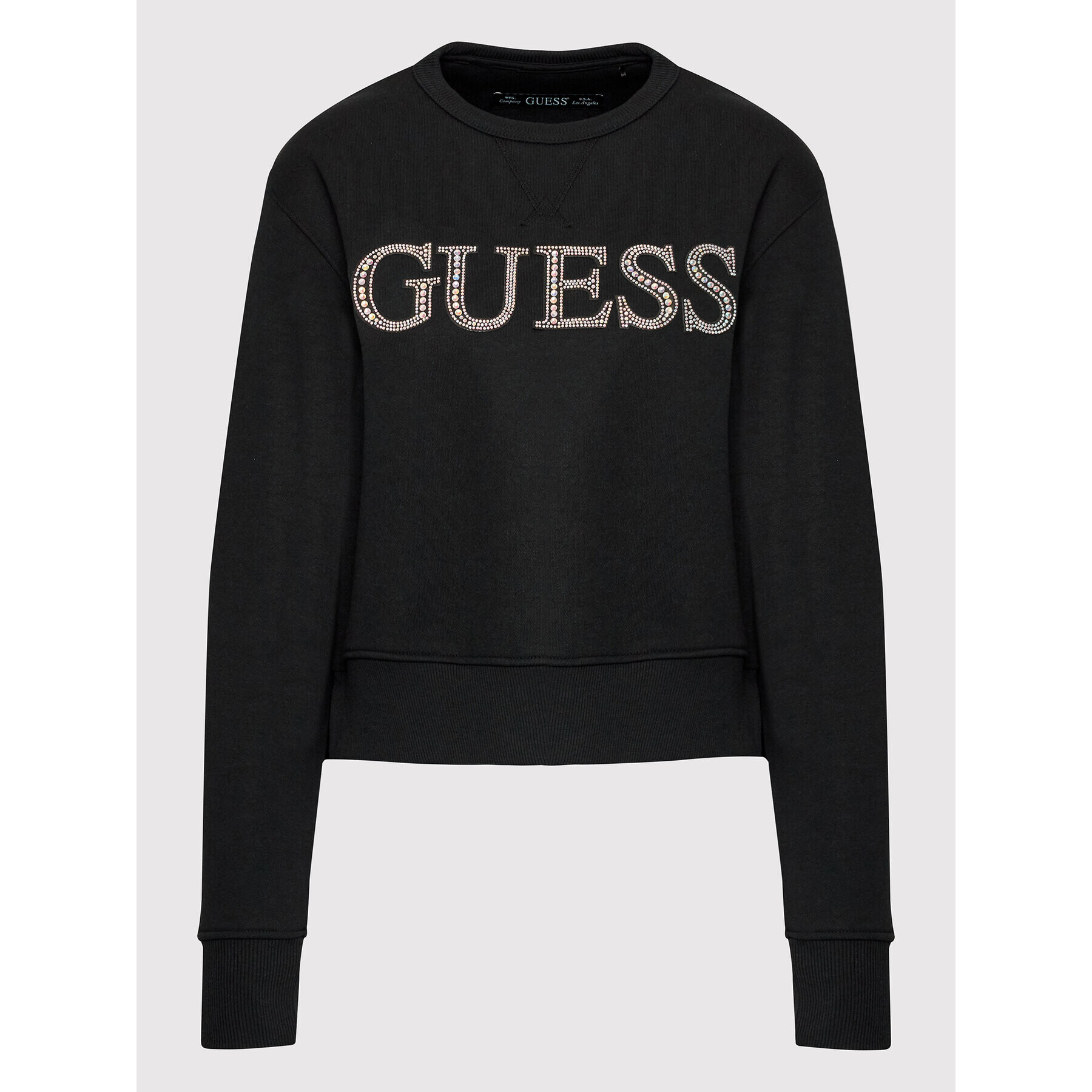 Guess Mikina W2YQ09 K8801 Černá Regular Fit - Pepit.cz