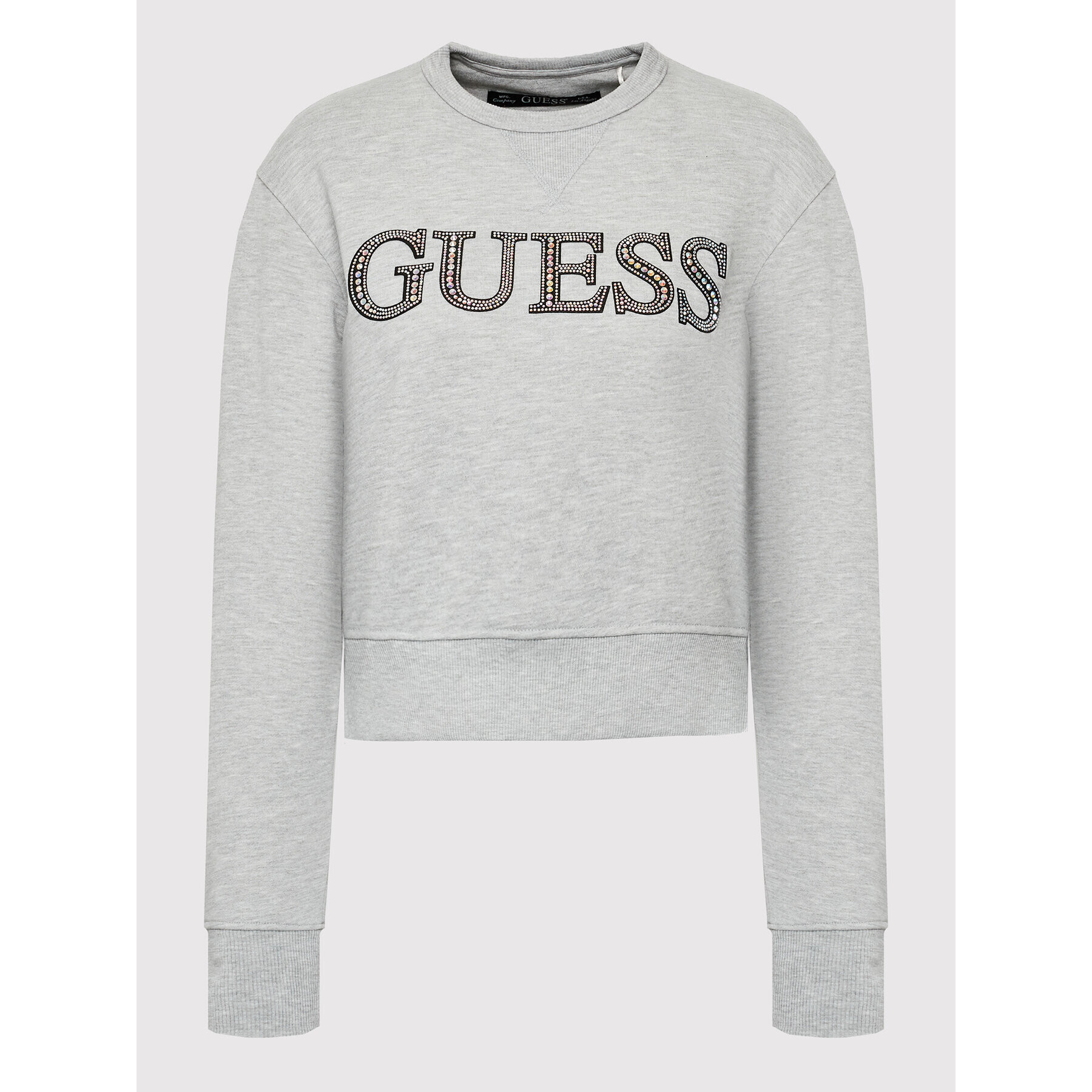 Guess Mikina W2YQ09 K8801 Šedá Regular Fit - Pepit.cz