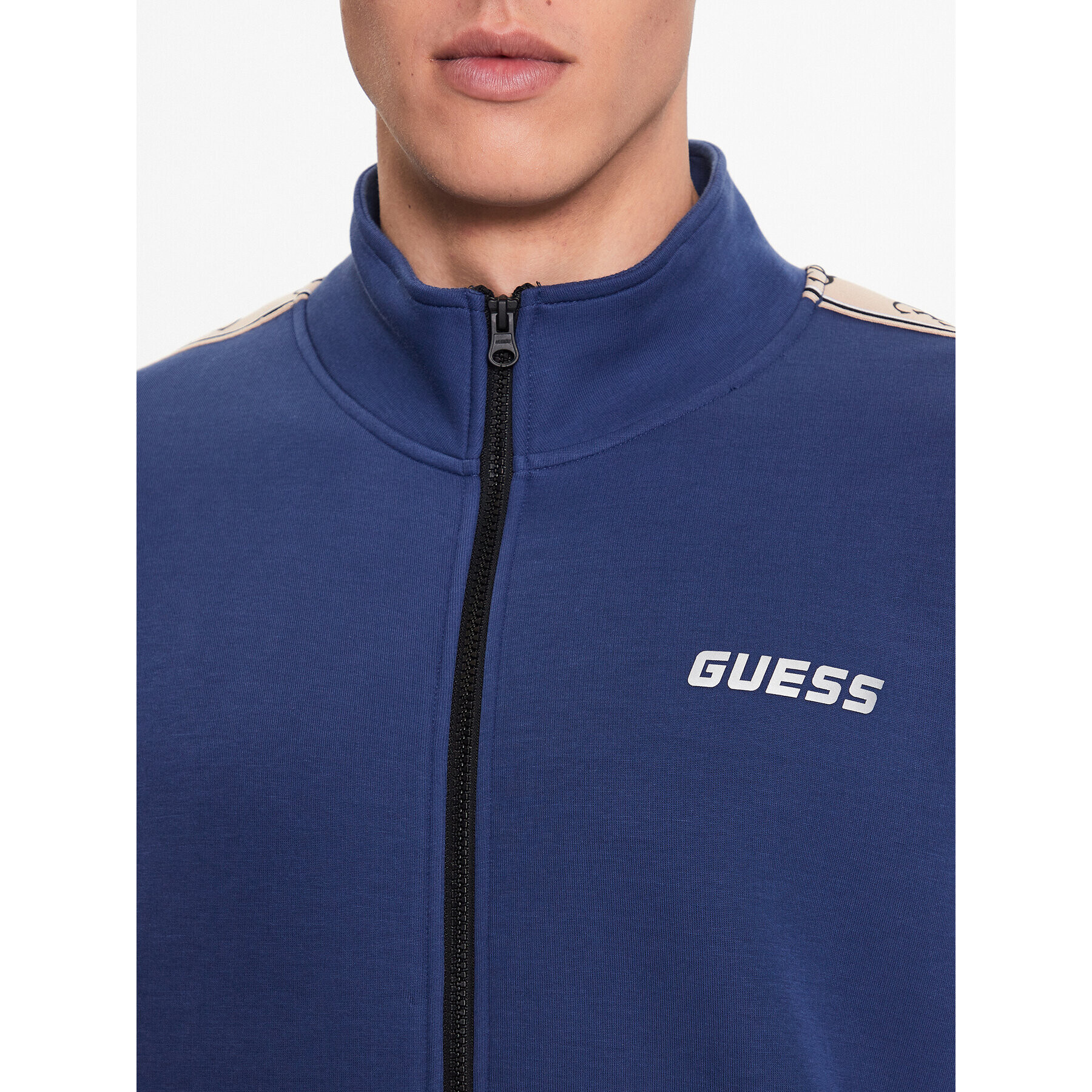 Guess Mikina Z2YQ10 KB3P2 Tmavomodrá Regular Fit - Pepit.cz