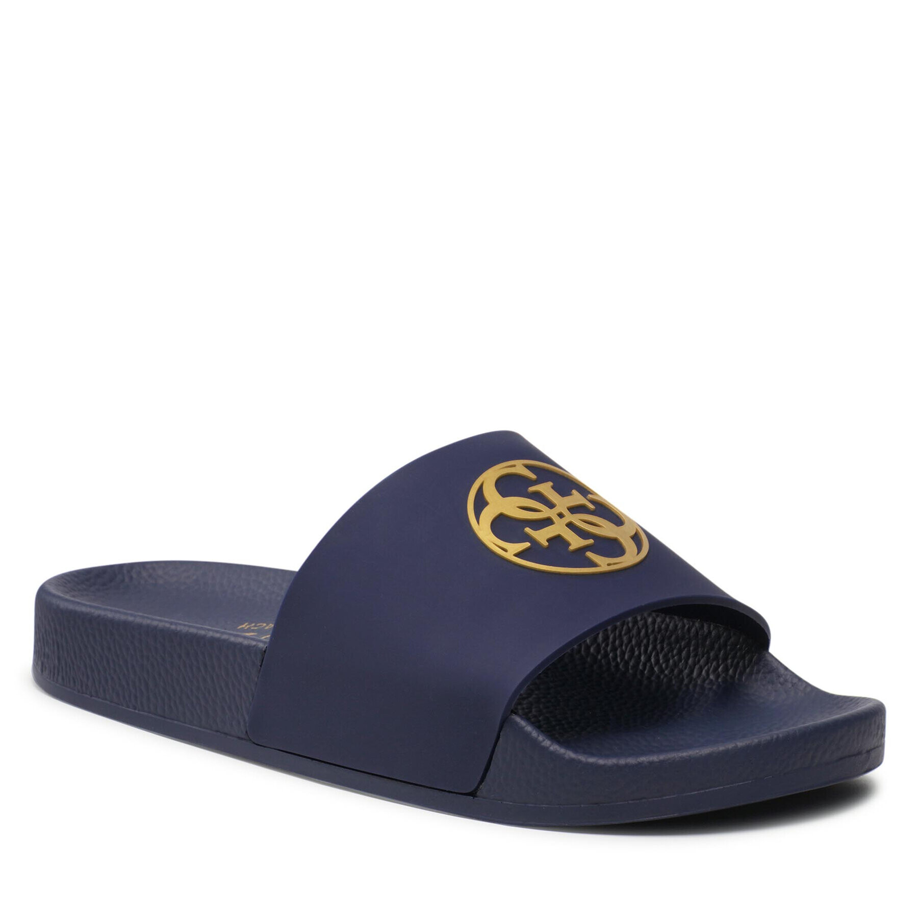 Guess Nazouváky 4G Logo Beach Slippers E2GZ01 BB00F Tmavomodrá - Pepit.cz