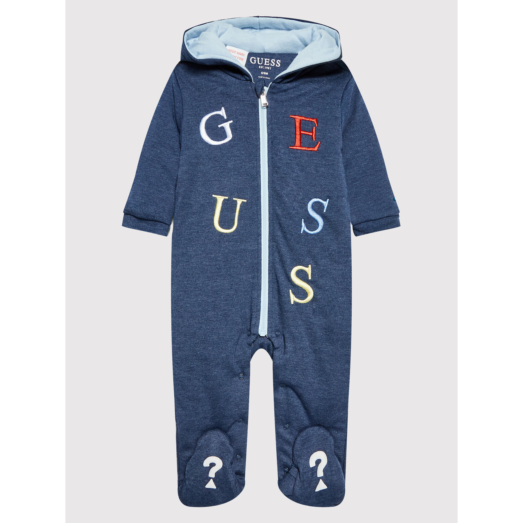 Guess Overal H2YW02 KAL30 Tmavomodrá Regular Fit - Pepit.cz