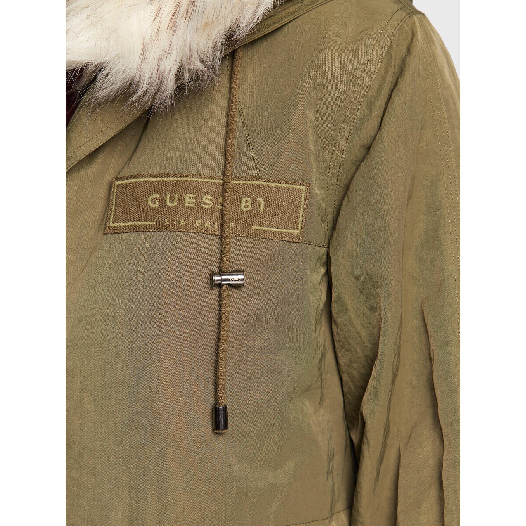 Guess Parka Lena W2BL32 WEWG0 Zelená Regular Fit - Pepit.cz