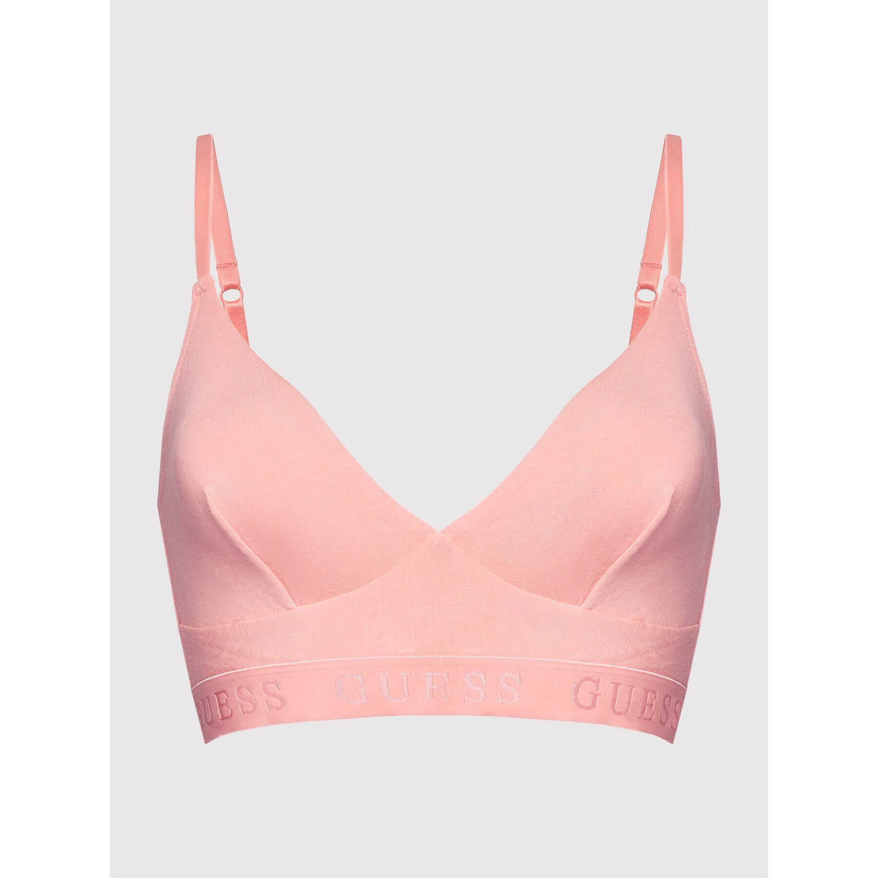 Guess Podprsenka Bralette April O1BC20 JR06U Růžová - Pepit.cz