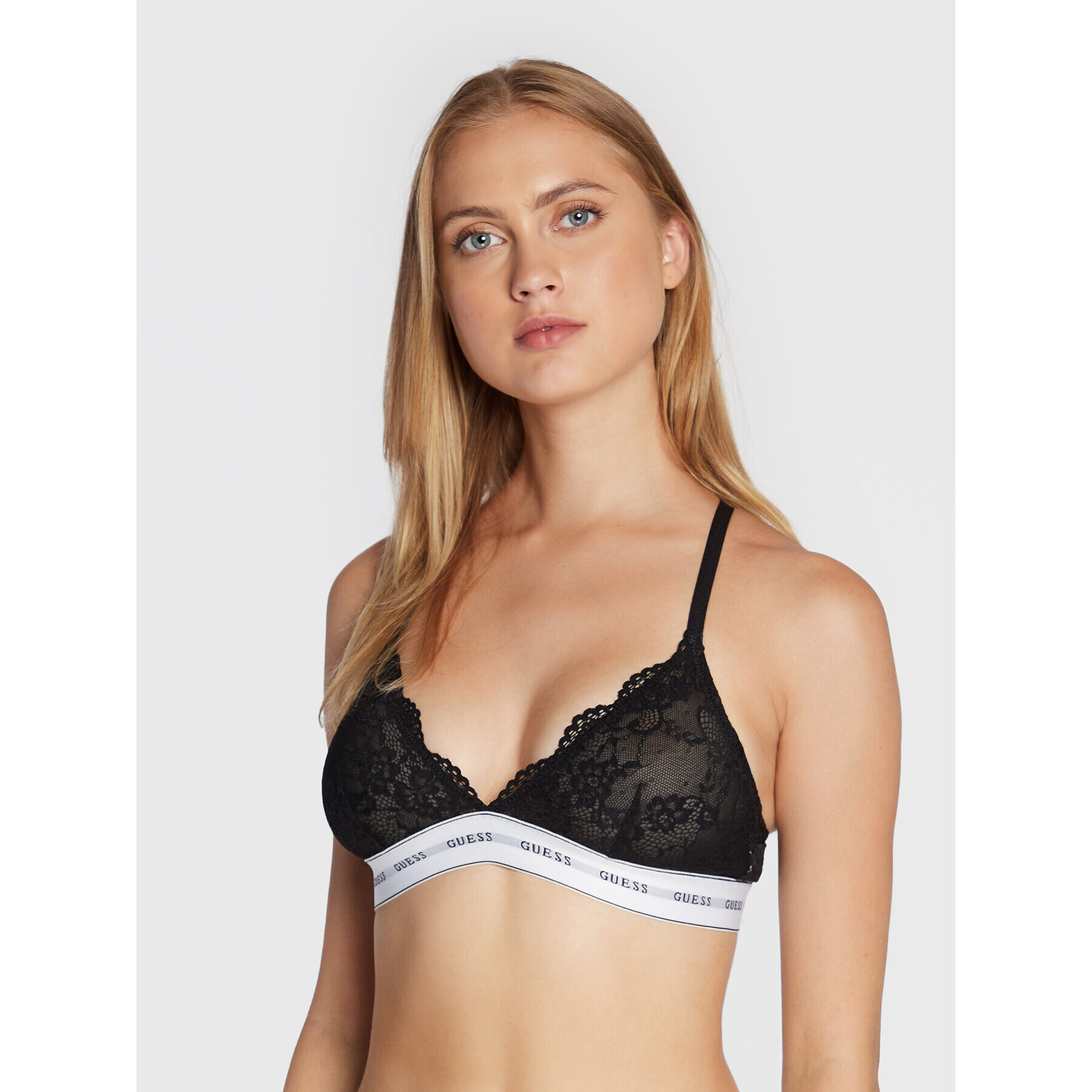 Guess Podprsenka Bralette Belle O97C02 KBBT0 Černá - Pepit.cz