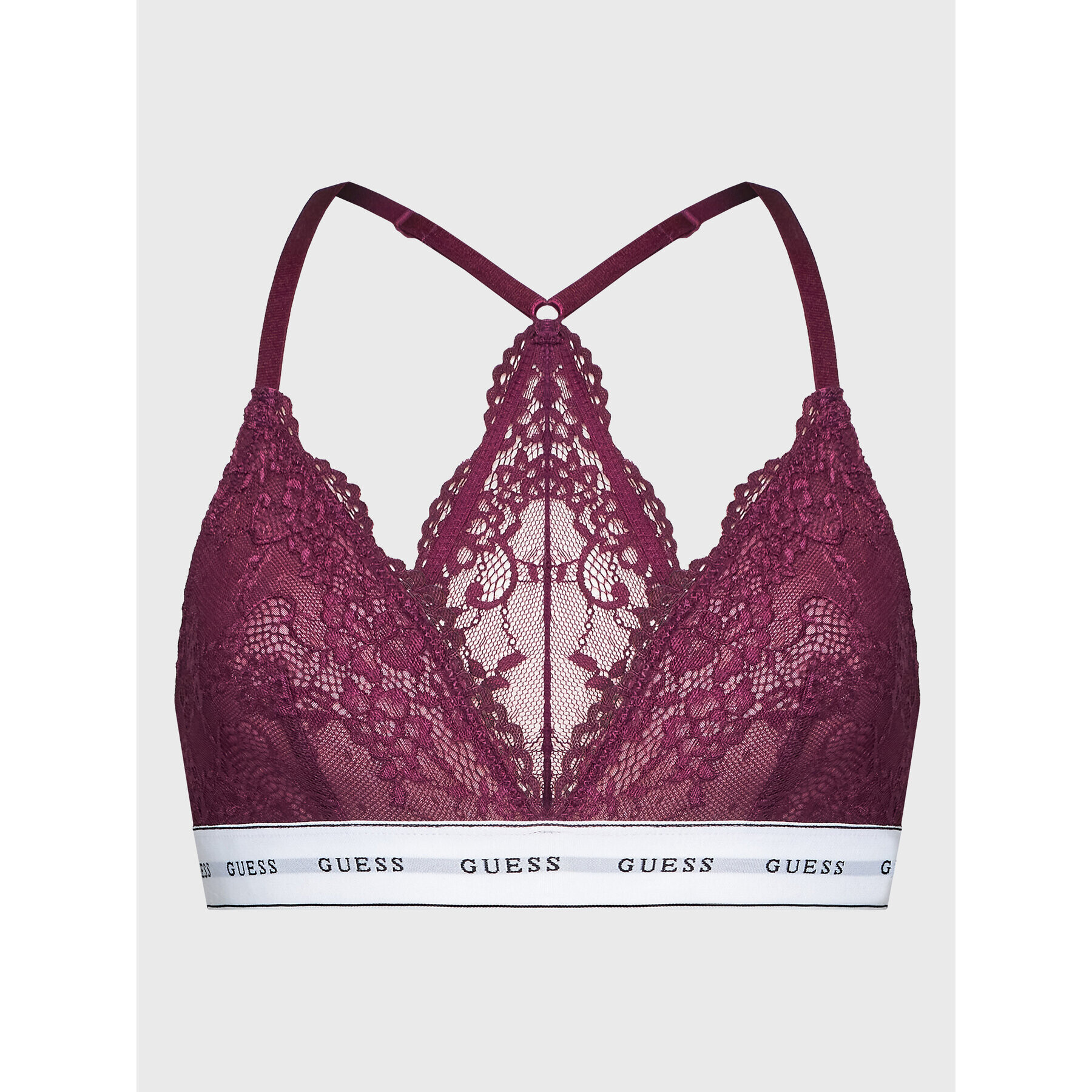 Guess Podprsenka Bralette Belle O97C02 KBBT0 Fialová - Pepit.cz