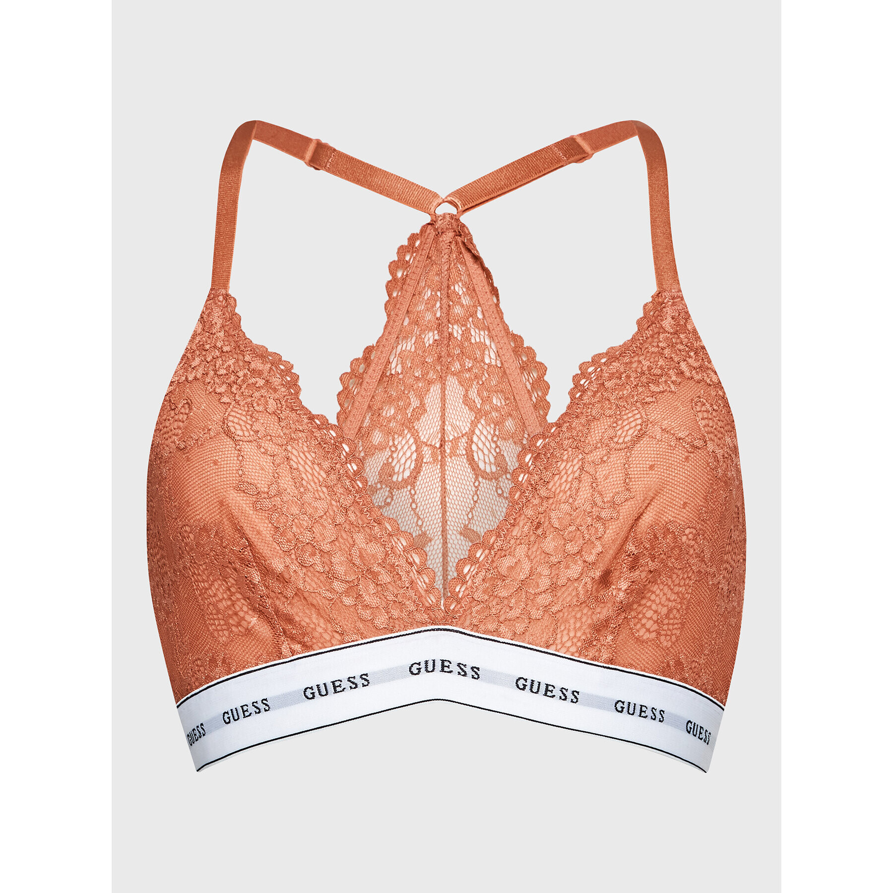 Guess Podprsenka Bralette Belle O97C02 KBBT0 Růžová - Pepit.cz