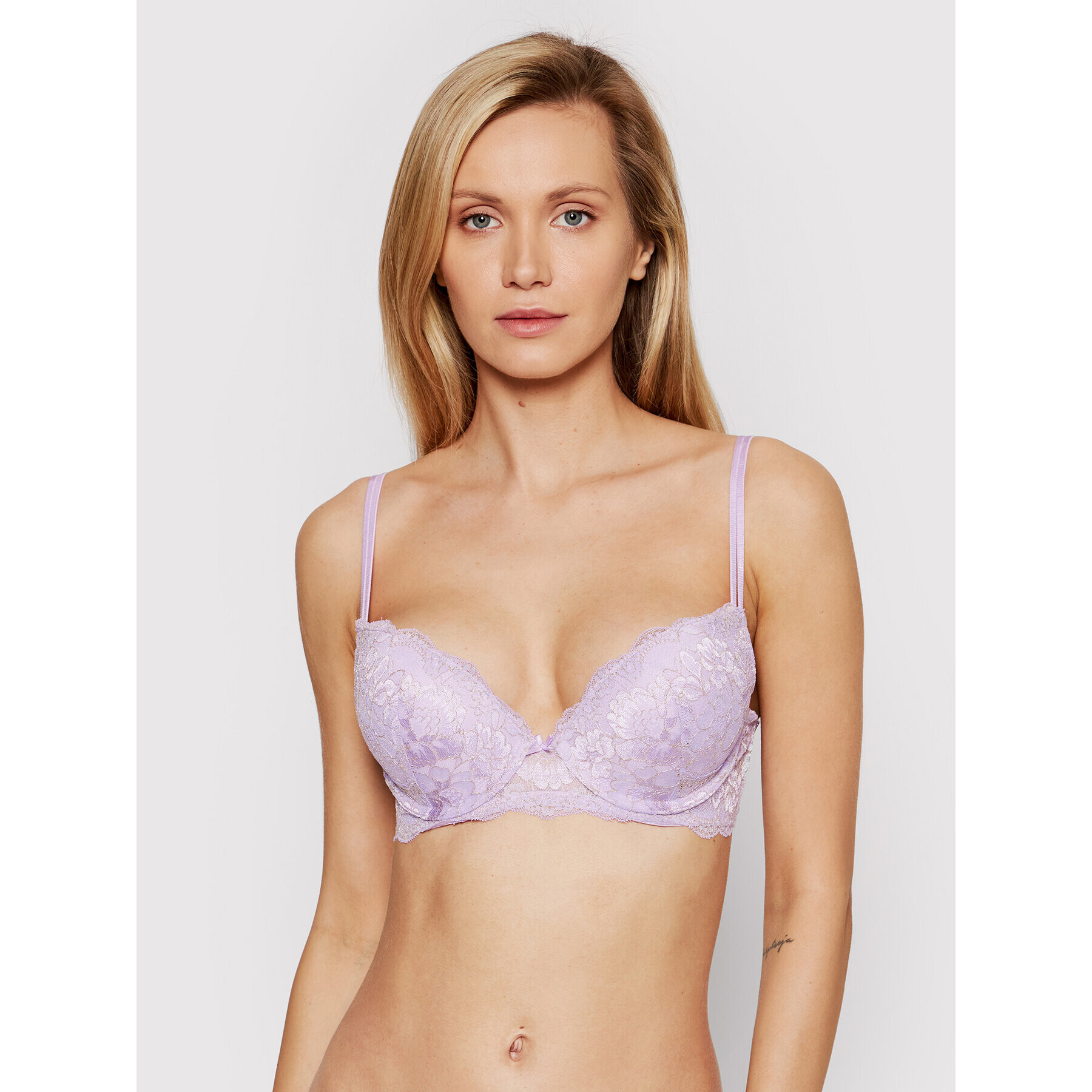 Guess Podprsenka Push-up Chrystal O2RC12 PZ023 Fialová - Pepit.cz