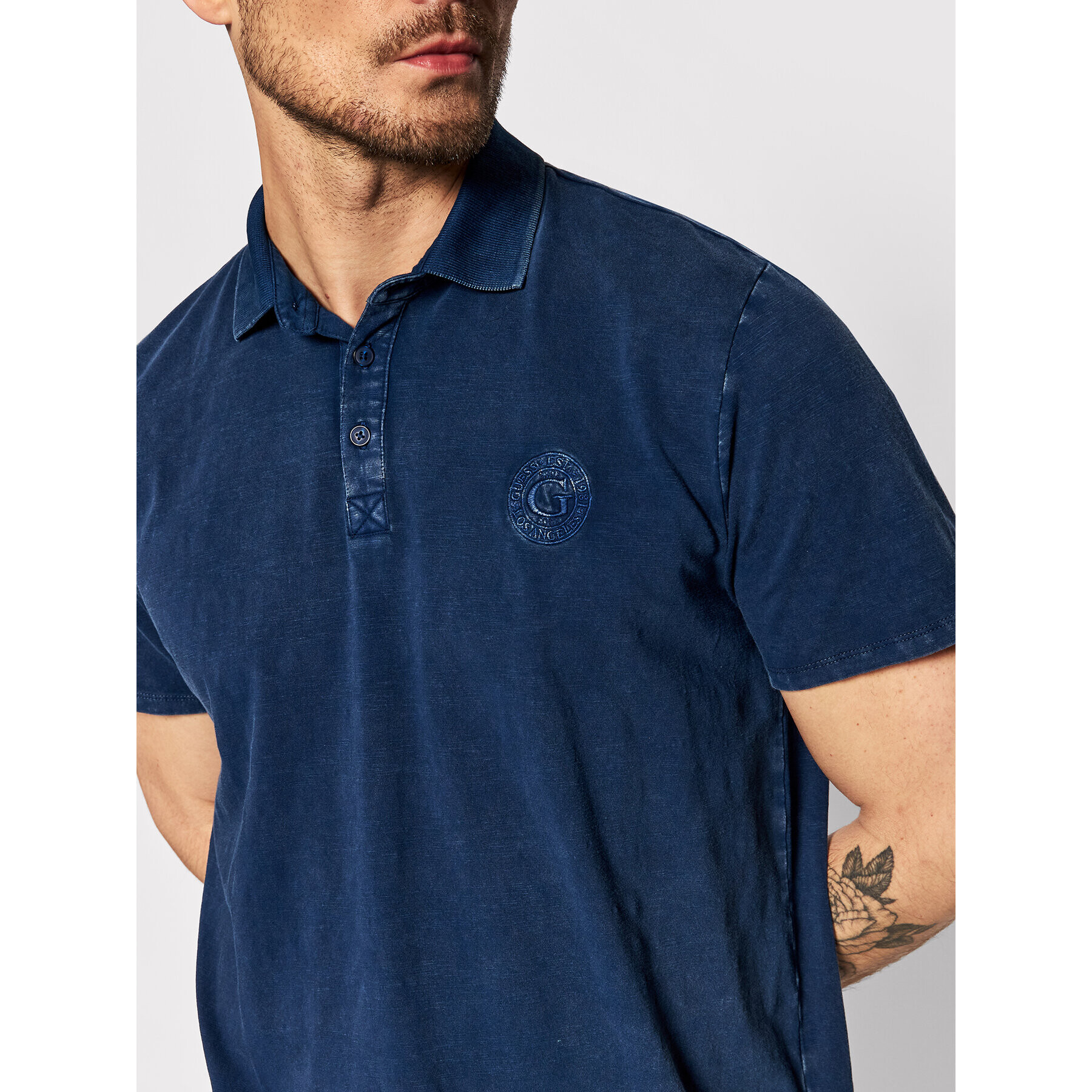 Guess Polokošile Eli M2GP29 K9Y10 Tmavomodrá Regular Fit - Pepit.cz