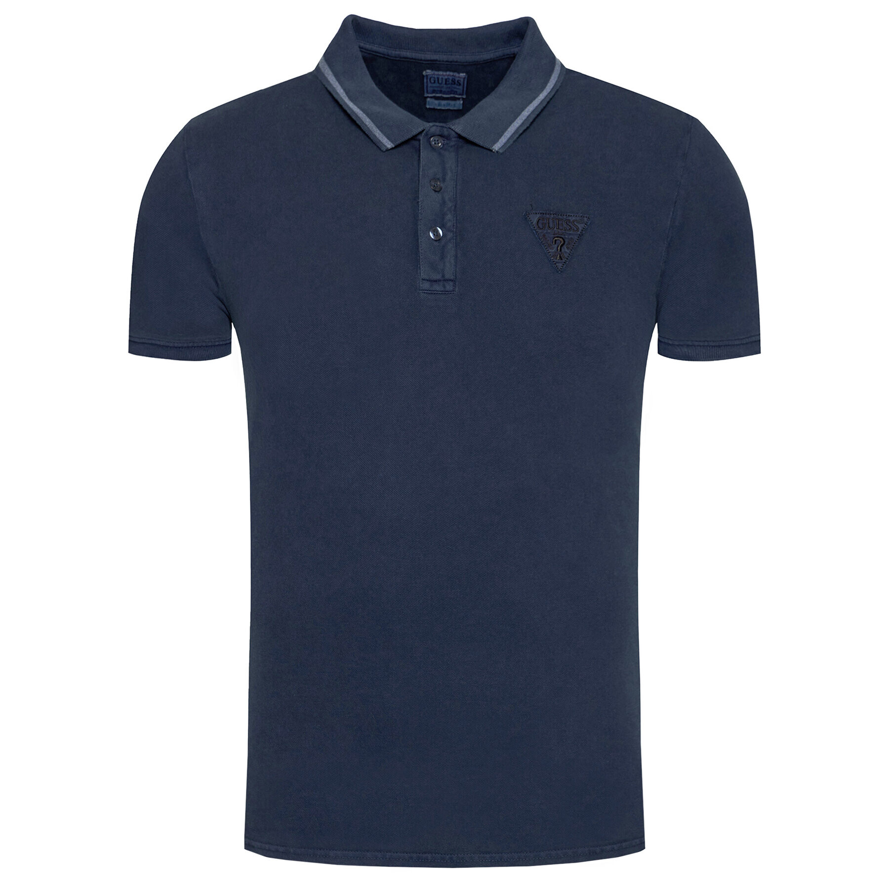 Guess Polokošile M1GP54 K9WF1 Tmavomodrá Slim Fit - Pepit.cz