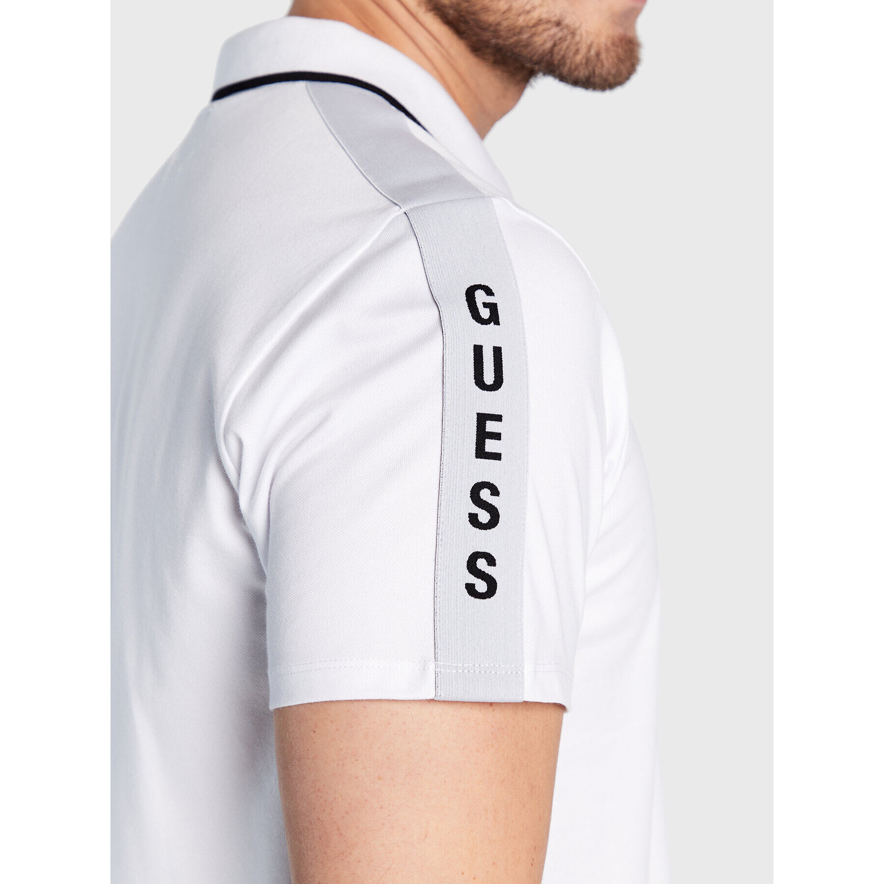 Guess Polokošile M2YP25 KARS0 Bílá Slim Fit - Pepit.cz