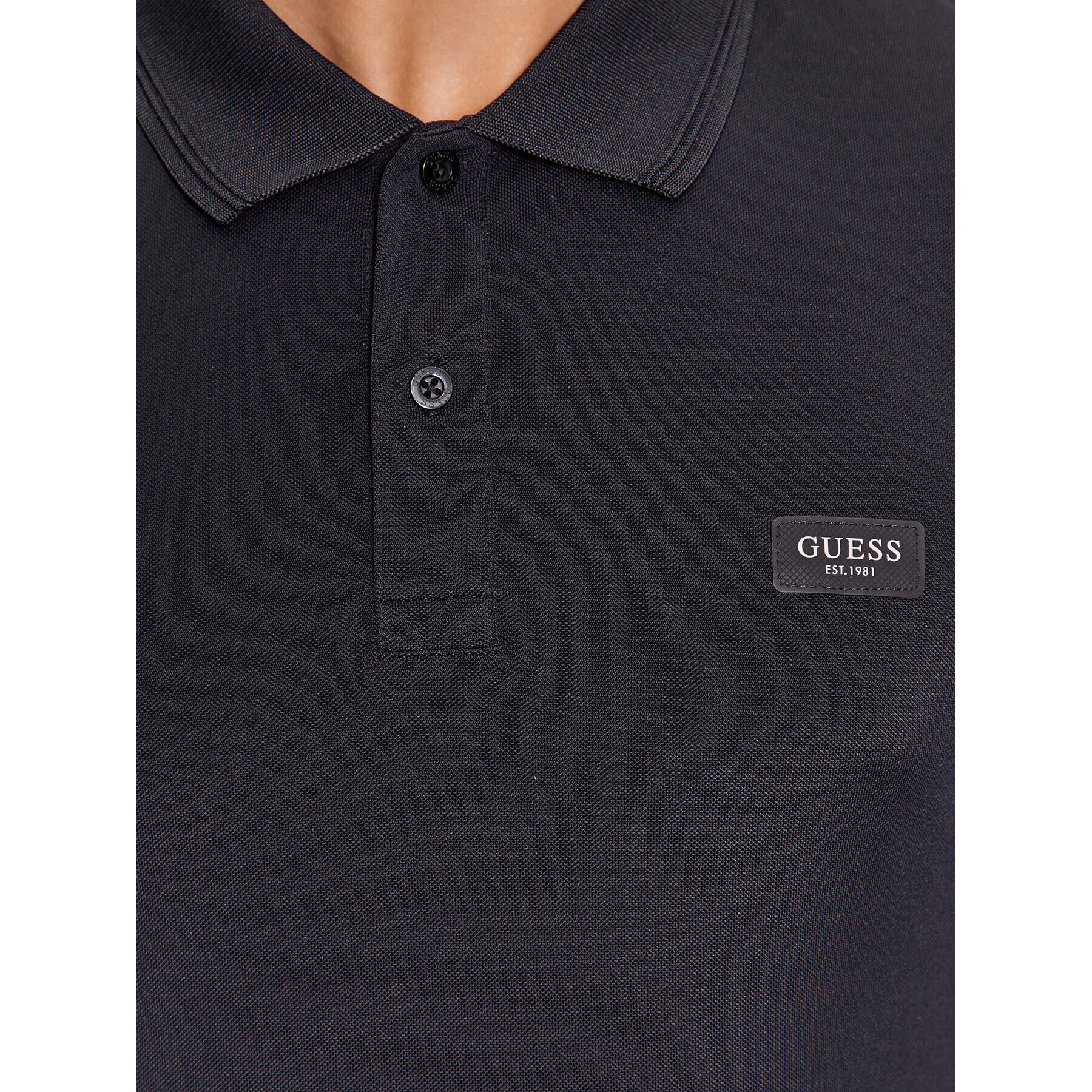 Guess Polokošile M3YP13 KBS60 Černá Slim Fit - Pepit.cz