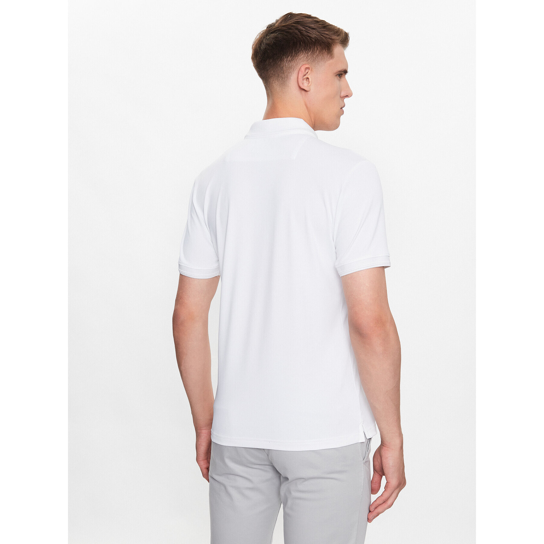 Guess Polokošile M3YP35 KBS60 Bílá Slim Fit - Pepit.cz