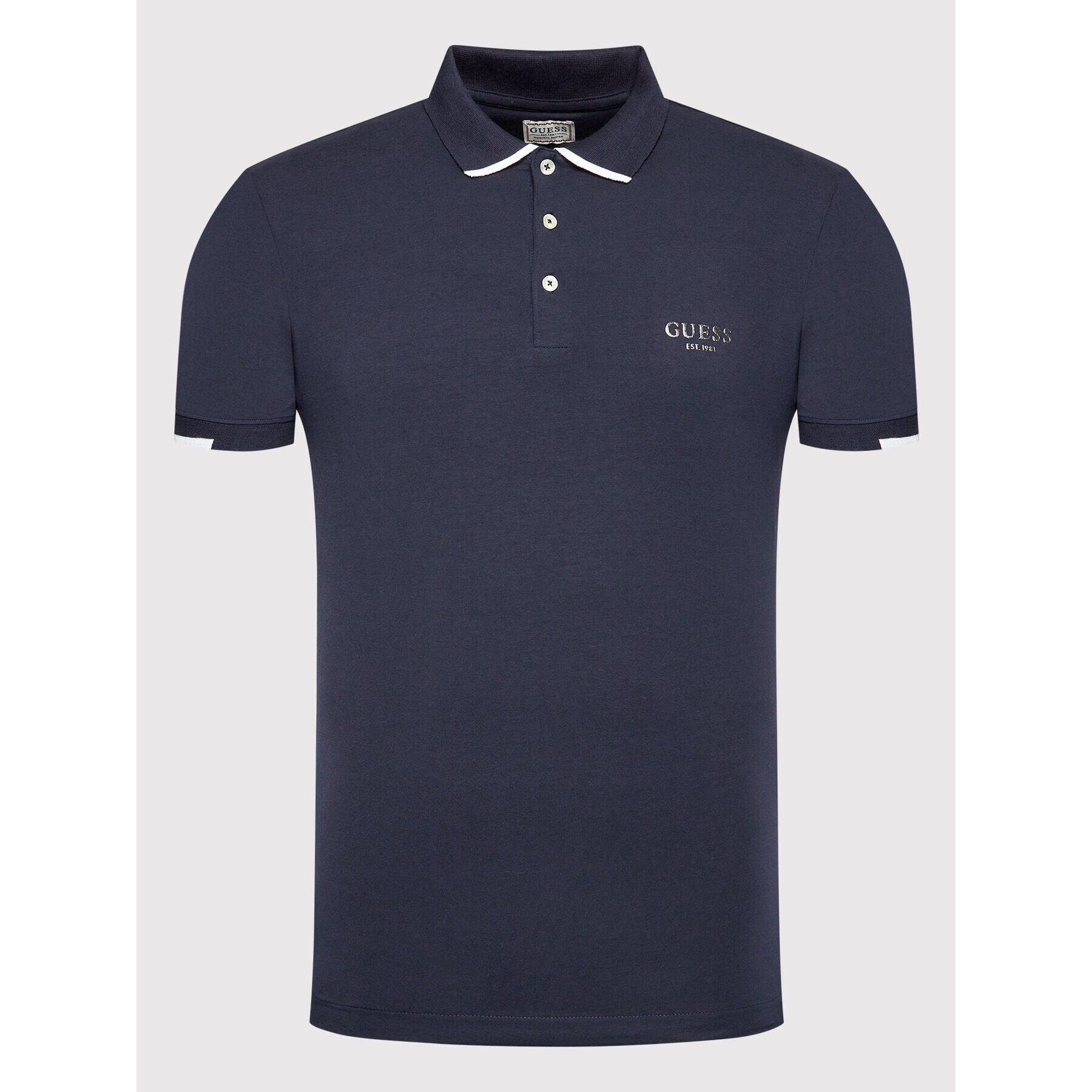 Guess Polokošile Nolan M2YP66 J1311 Tmavomodrá Extra Slim Fit - Pepit.cz