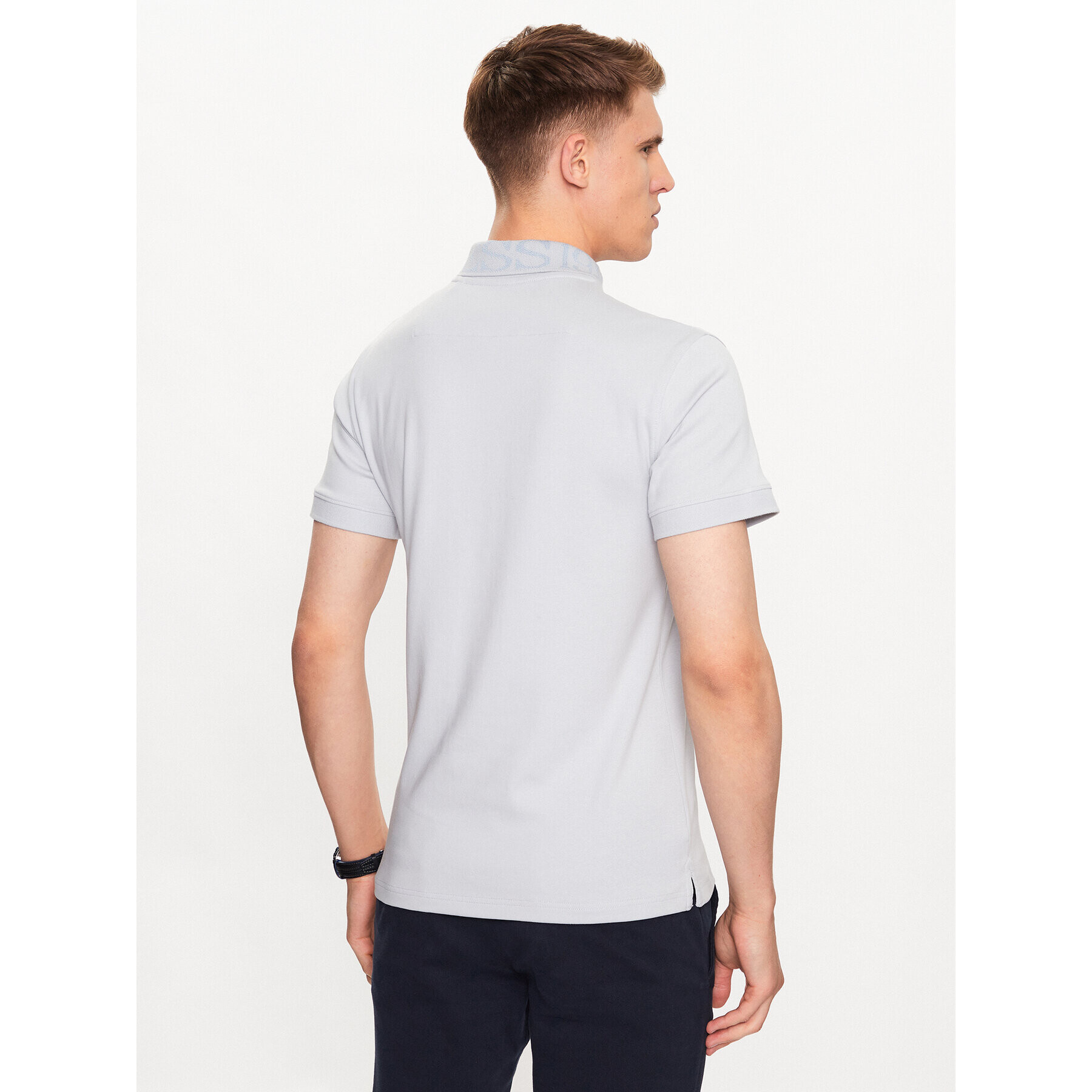 Guess Polokošile Nolan M3YP66 KBL51 Šedá Slim Fit - Pepit.cz