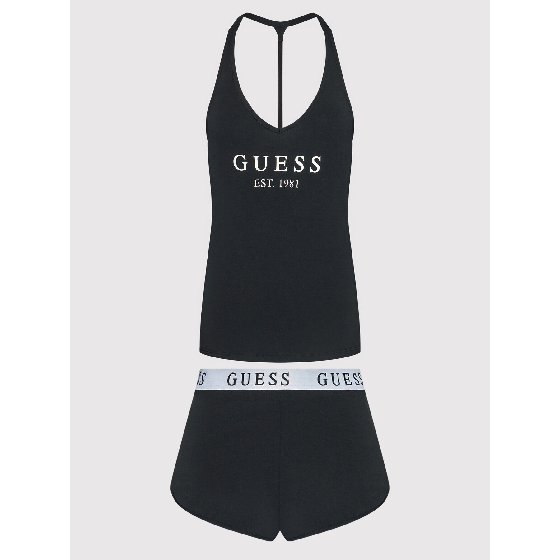 Guess Pyžamo O1GX01 JR07A Černá Regular Fit - Pepit.cz