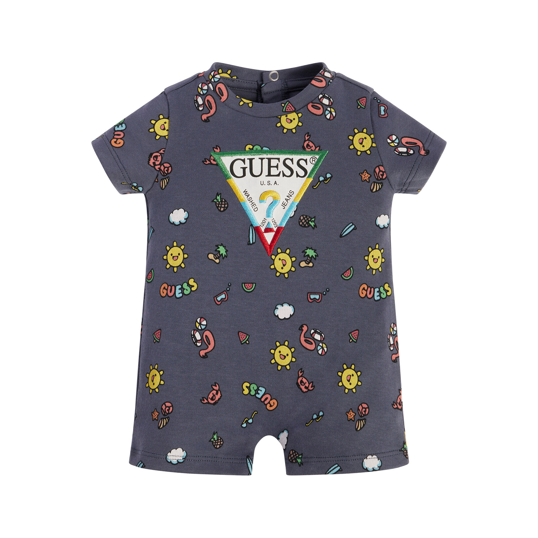 Guess Romper P3GG03 KBOW0 Šedá Regular Fit - Pepit.cz